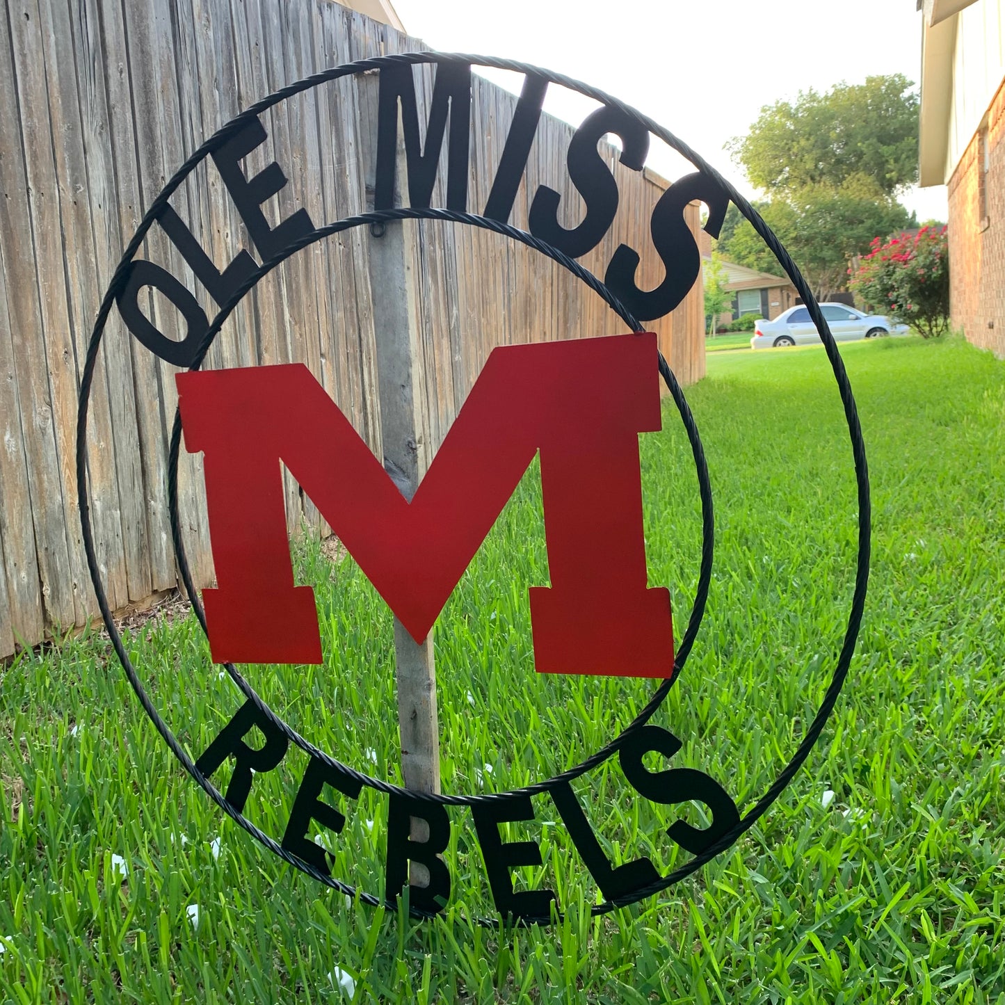 12", 18", 24", 32" OLE MISS REBELS MISSISSIPPI CUSTOM METAL TEAM VINTAGE SIGN