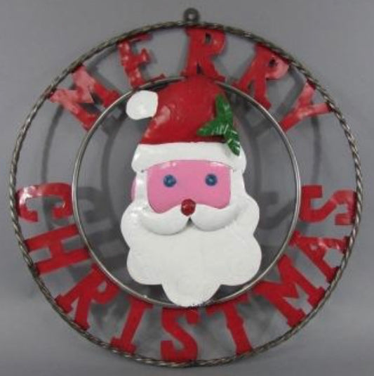 18",24",32",36" SANTA MERRY CHRISTMAS METAL WALL ART CRAFT WESTERN HOME DECOR SEASONAL HANDMADE NEW