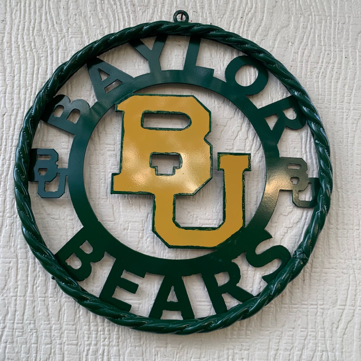 12",18",24",32" BAYLOR BEARS CUSTOM METAL VINTAGE CRAFT SIGN WESTERN HOME DECOR HANDMADE