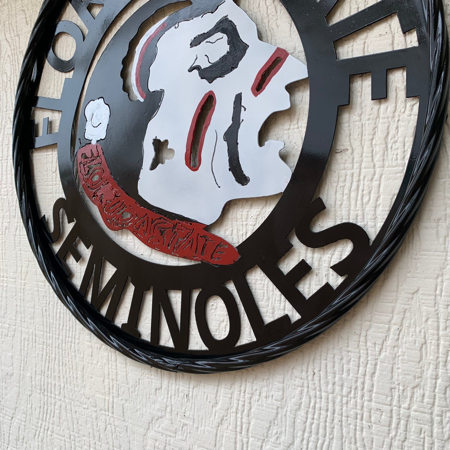 12", 18", 24", 32" FSU FLORIDA STATE SEMINOLES INDIAN LOGO METAL CUSTOM VINTAGE CRAFT TEAM SIGN