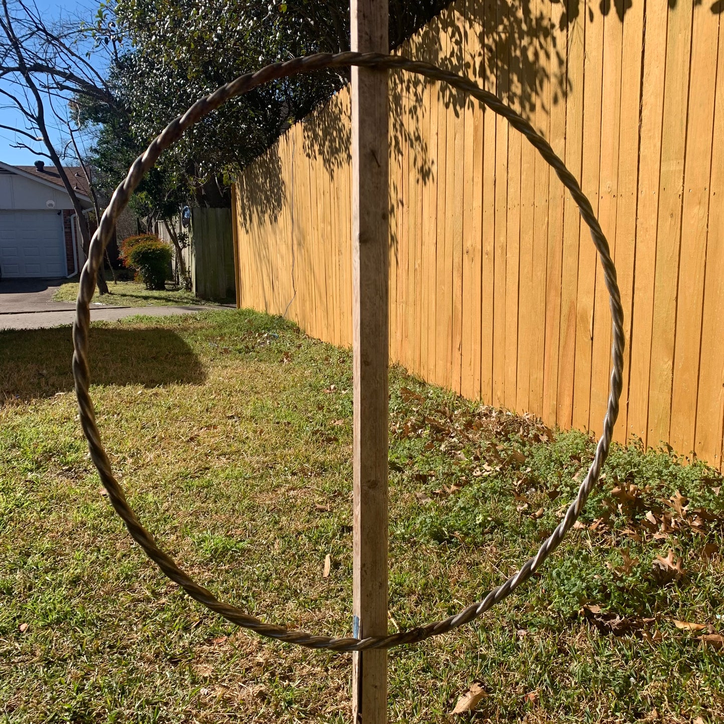 TWISTED RING ONLY METAL WESTERN HOME DECOR HANDMADE CRAFT 18",24",36"