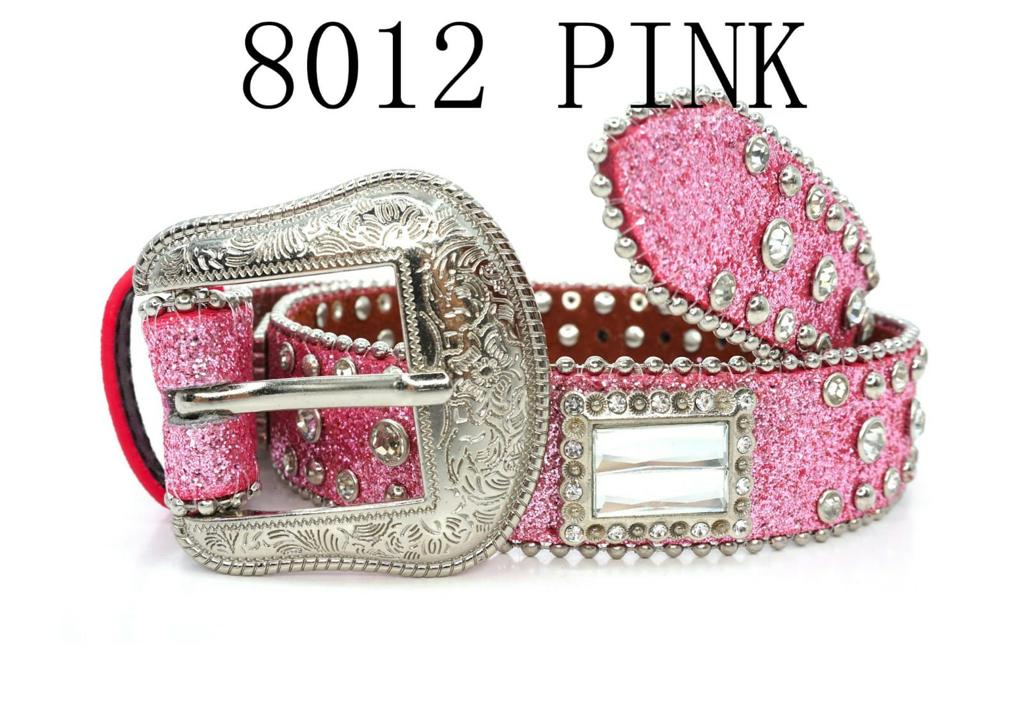 WS _ 8012 PINK KIDS BELT GENUINE LEATHER WESTERN BELTS FASHION NEW STYLE