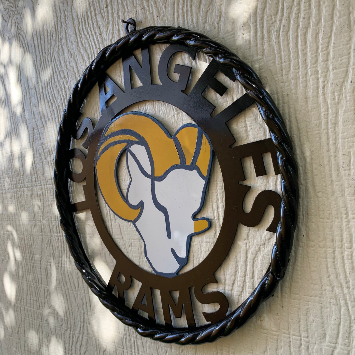 12", 18", 24", 32" LOS ANGES RAMS METAL CUSTOM VINTAGE CRAFT WALL ART TEAM SIGN HANDMADE