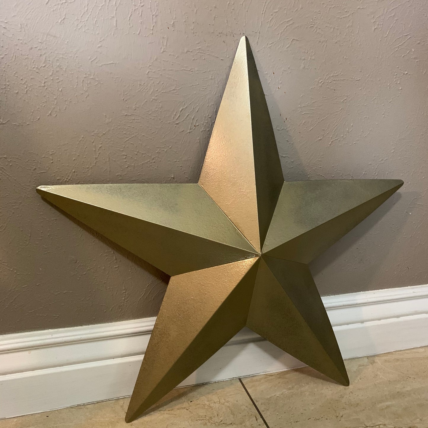 12", 16", 24", 30", 36" RUSTIC GOLD METALLIC BARN METAL STAR WALL ART WESTERN HOME DECOR VINTAGE RUSTIC ART NEW #EH12110