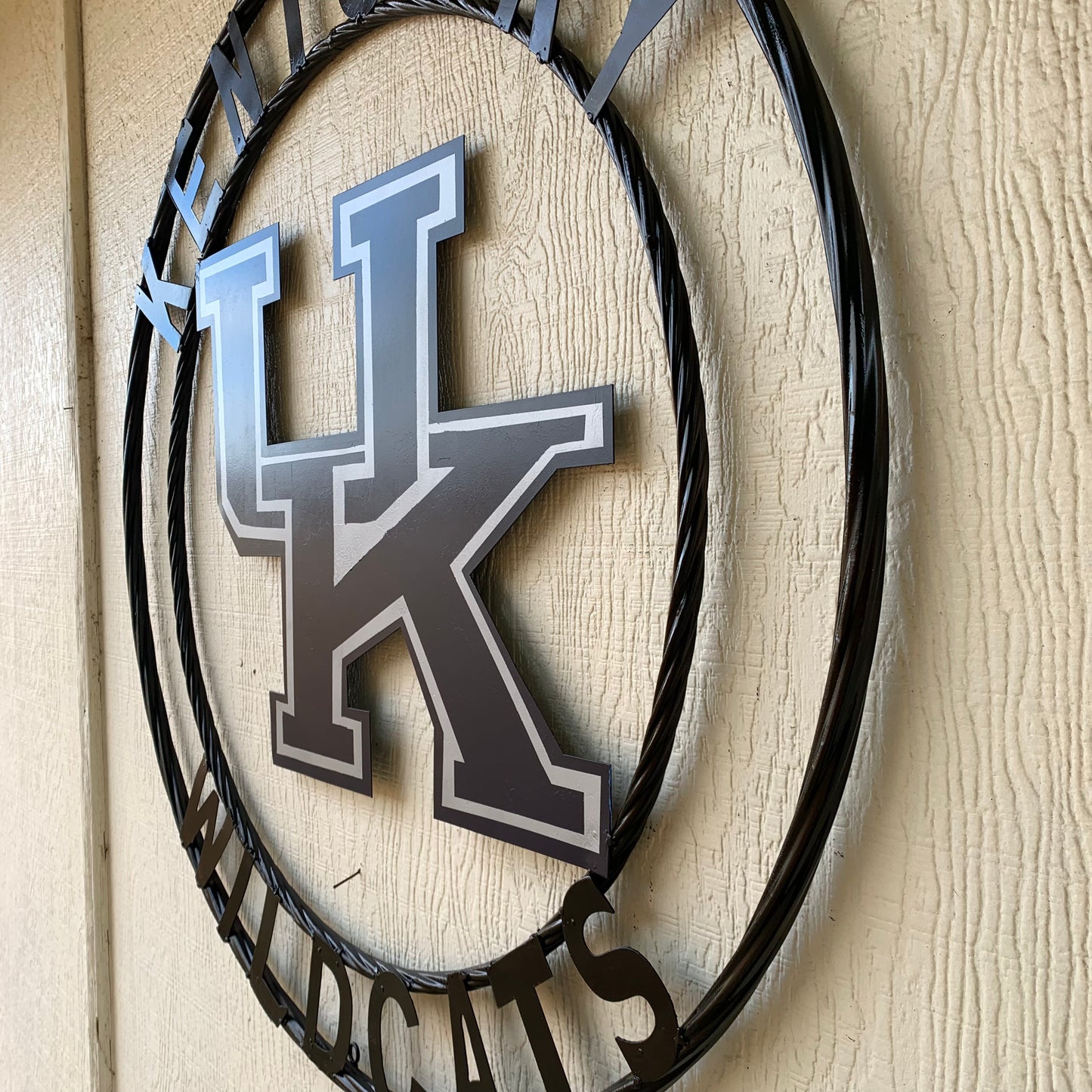 KENTUCKY WILDCATS CUSTOM METAL VINTAGE CRAFT SIGN WESTERN HOME DECOR HANDMADE