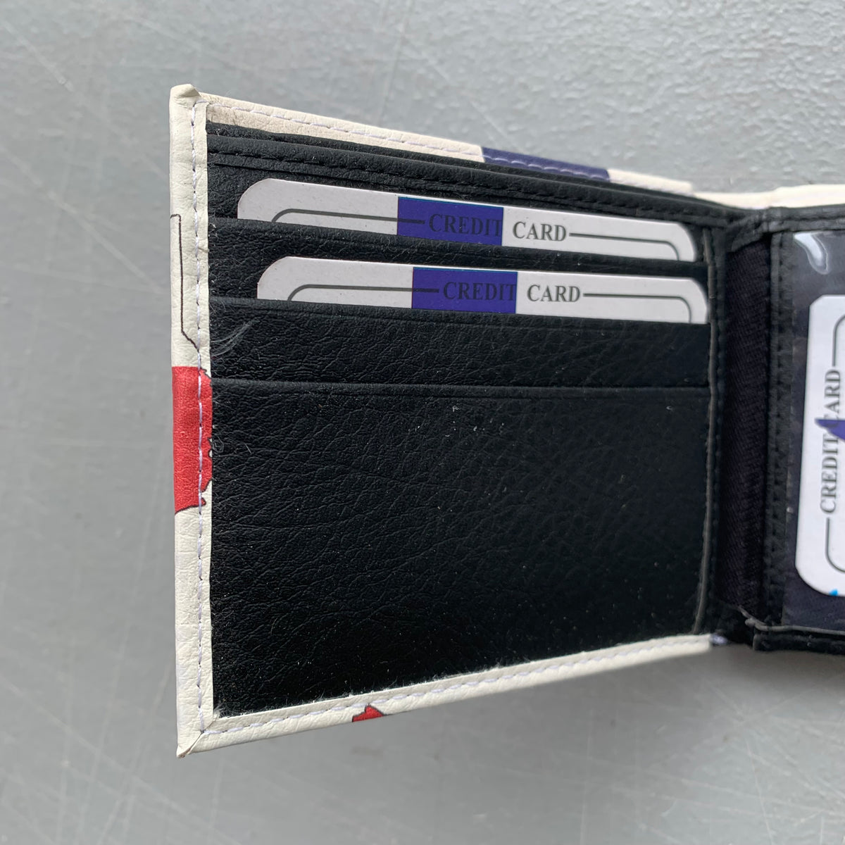5" TEXAS FLAG WALLET LEATHER BIFOLD WALLET NEW