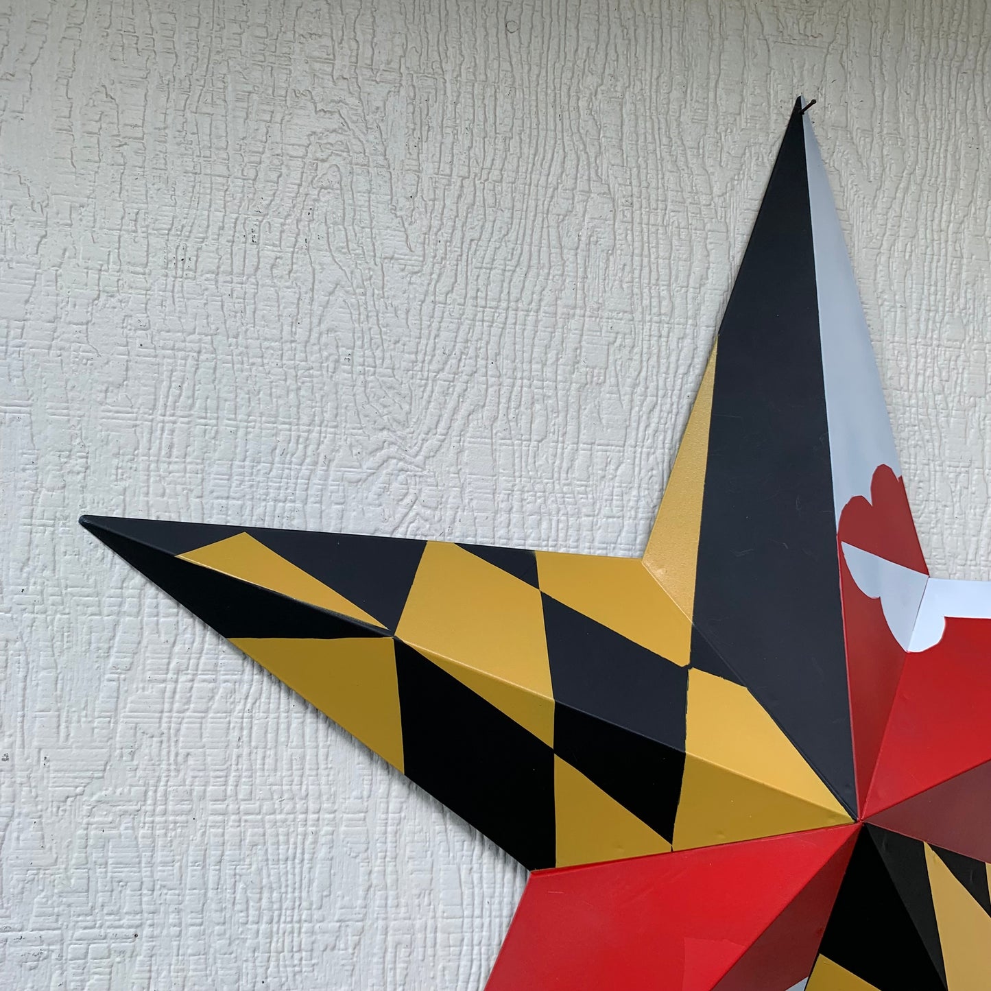 MARYLAND FLAG BARN METAL STAR WESTERN HOME DECOR HANDMADE 22",24",30",36" #EH10423
