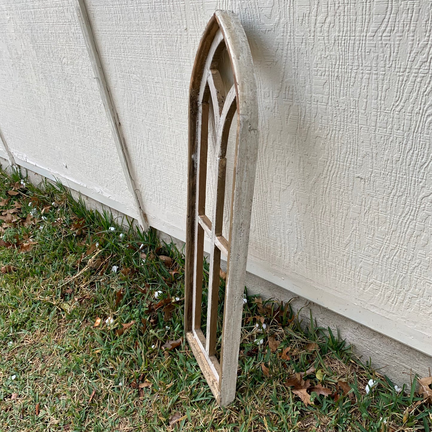 28",32",36" CATHEDRAL WINDOW WOOD 3PCS SET WESTERN HOME DECOR HANDMADE CRAFT NEW #EH11560