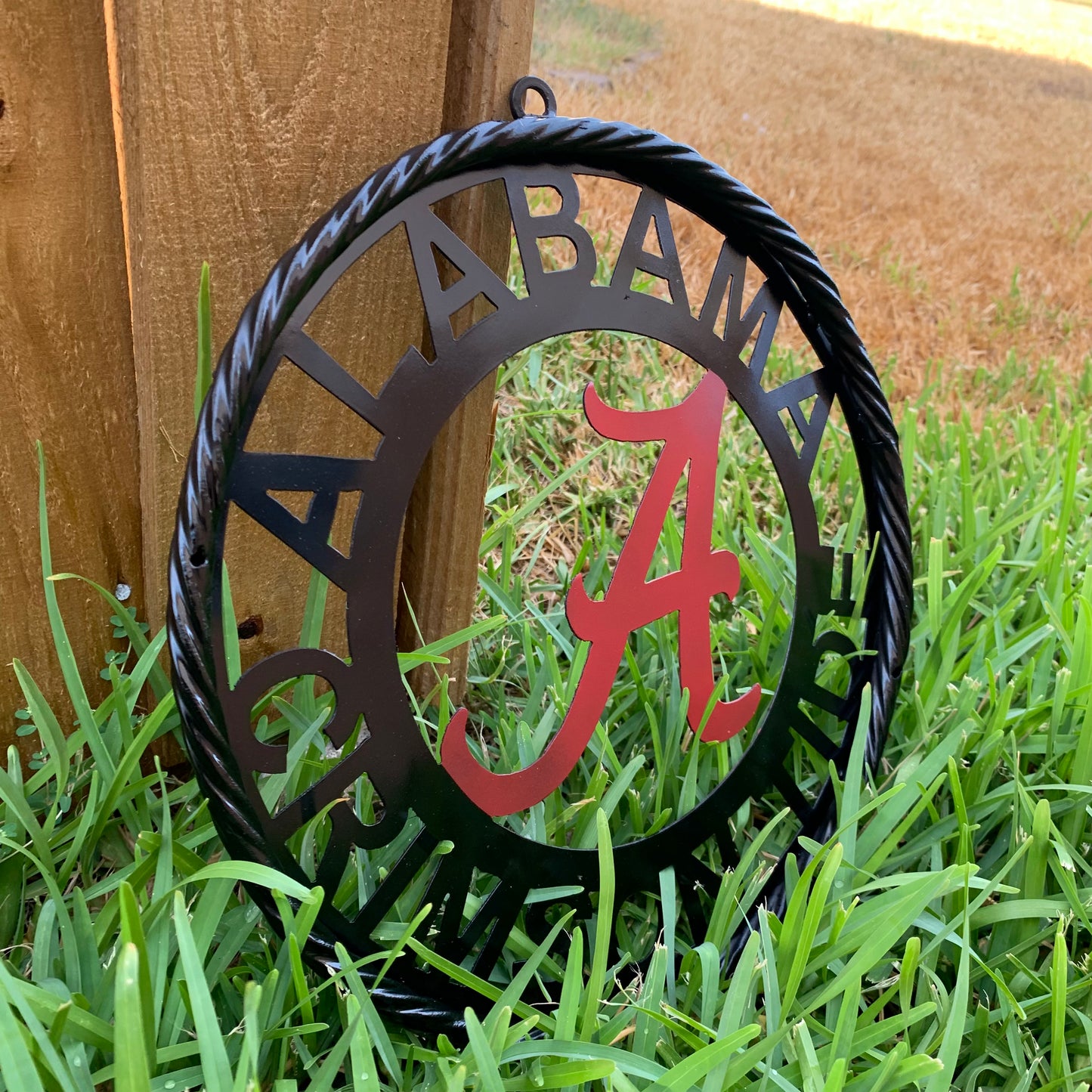 ALABAMA CRIMSON TIDE LASERCUT CUSTOM METAL VINTAGE CRAFT SIGN TEAM WESTERN HOME DECOR
