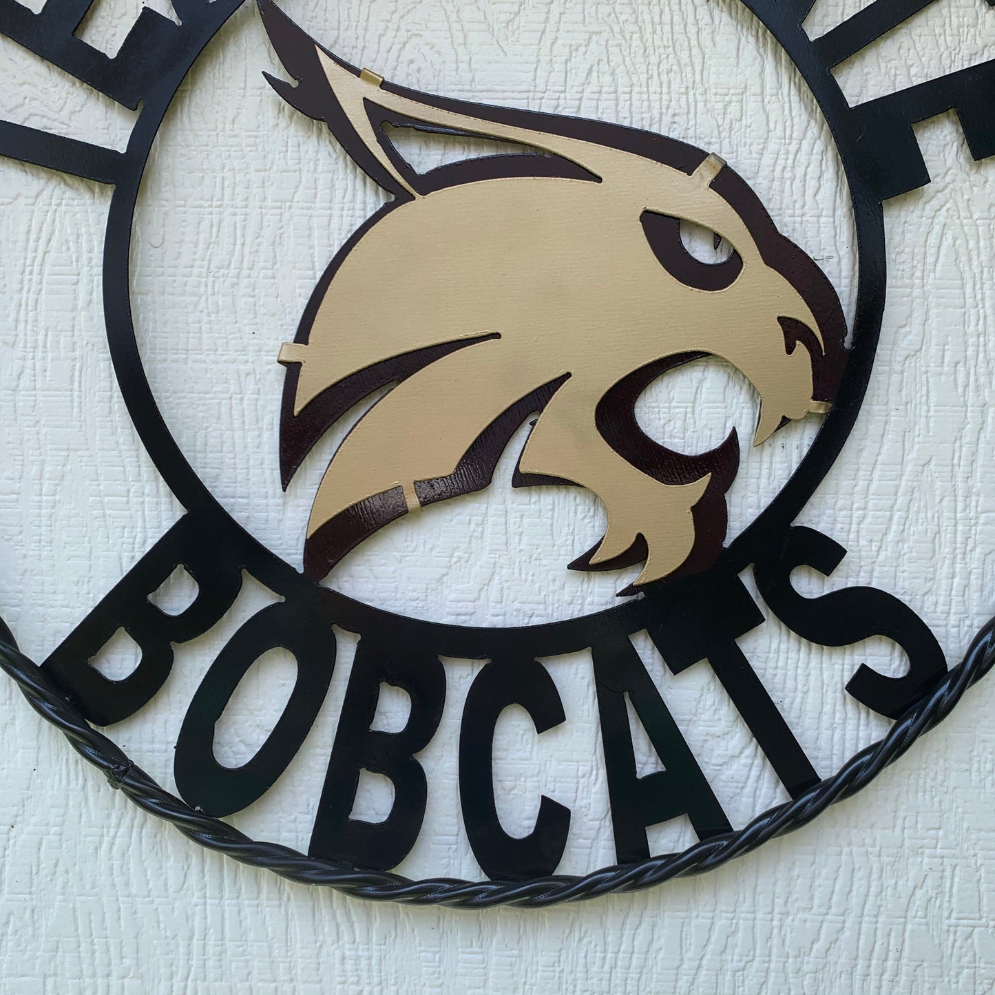 12",18",24",32",36" TEXAS STATE BOBCATS CUSTOM METAL VINTAGE CRAFT SIGN TEAM WESTERN HOME DECOR HANDMADE