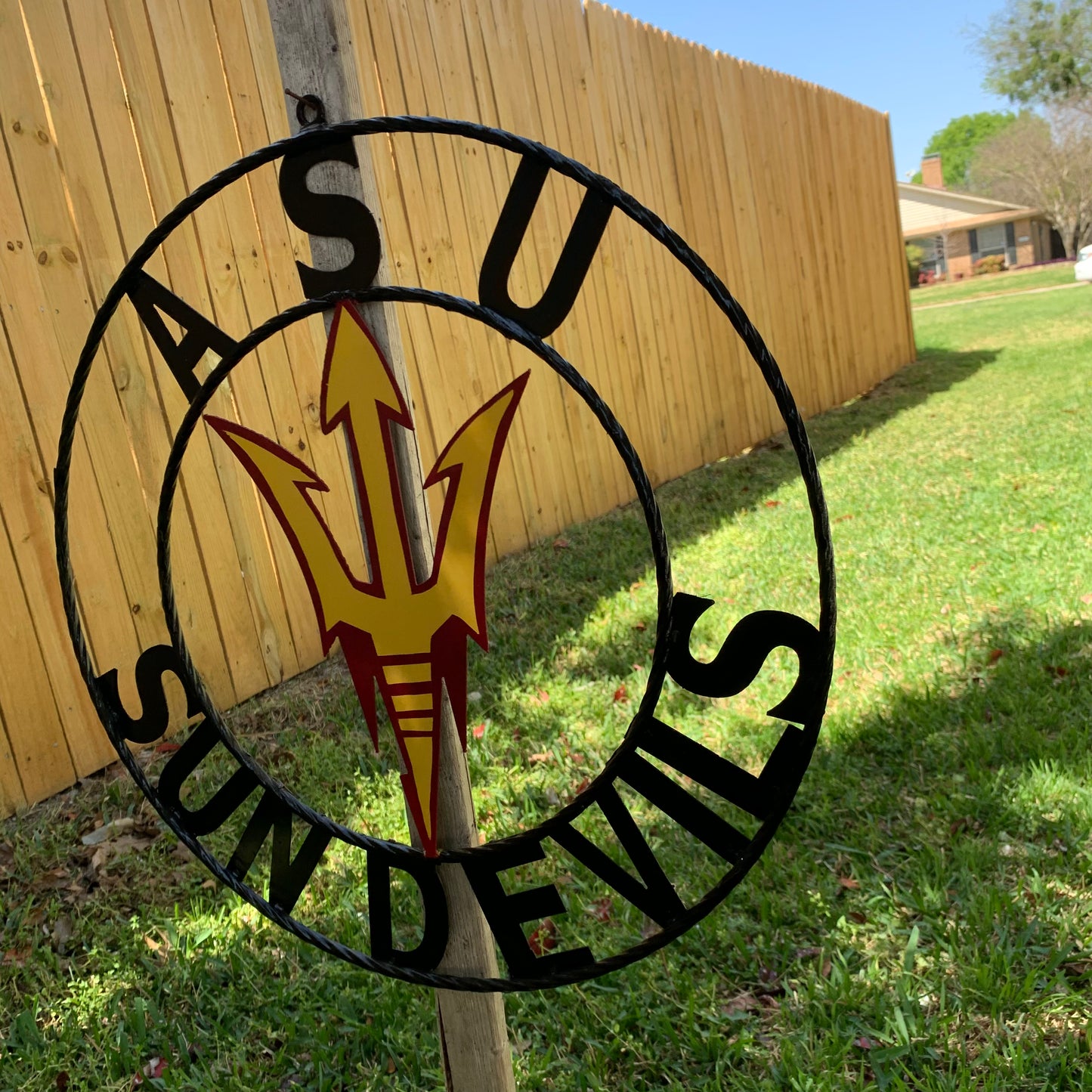 12", 18", 24", 32" ASU SUNDEVILS ARIZONA STATE CUSTOM METAL VINTAGE CRAFT SIGN TEAM WESTERN HOME DECOR HANDMADE
