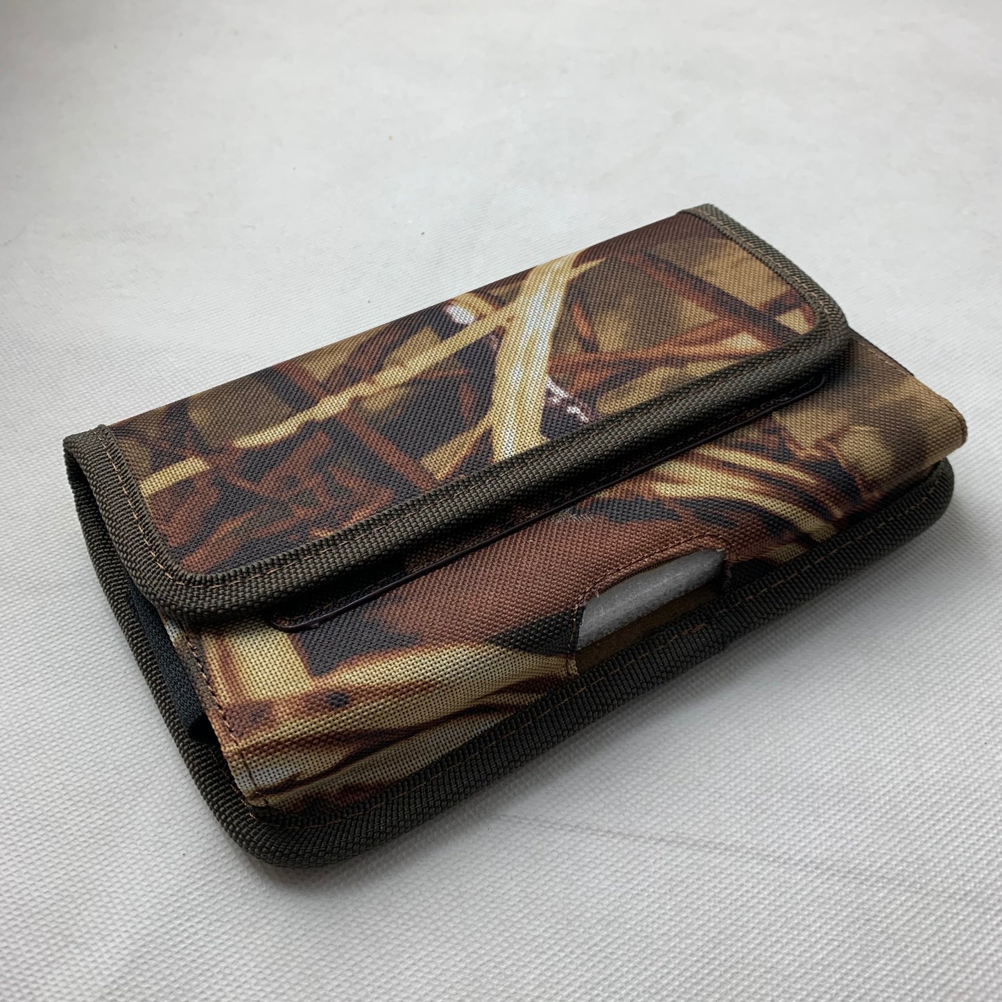 7" LUXMO WIRELESS XL MEGA EXTRA LARGE HORIZONTAL CAMO RUGGED POUCH VELCO CLOSURE  &  BELT LOOP CLIP HOLSTER CELL PHONE CASE UNIVERSAL OVERSIZE