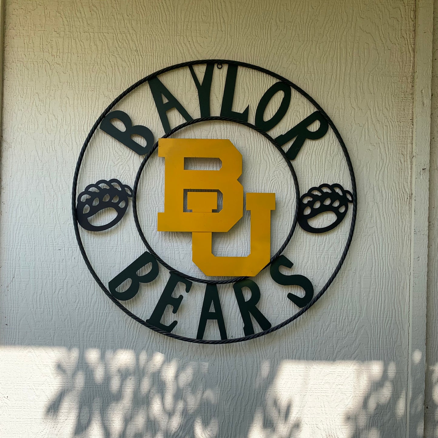 12", 18", 24", 32" BAYLOR BEARS CUSTOM METAL VINTAGE CRAFT WESTERN HOME DECOR HANDMADE