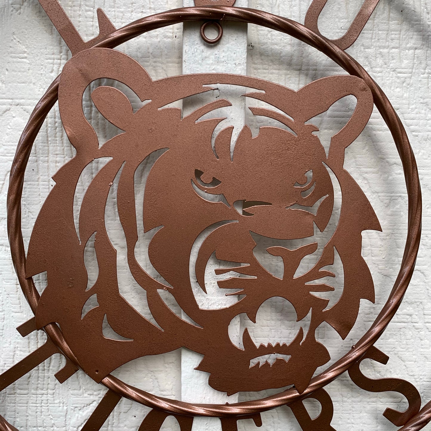 LSU TIGERS METAL CUSTOM VINTAGE CRAFT ART SIGN  WESTERN HOME DECOR 12,18",24",32",36"
