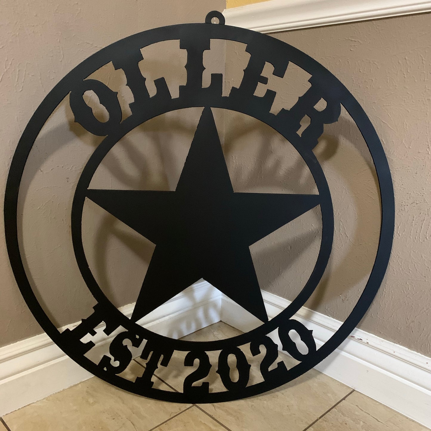 ARCHER STYLE YOUR CUSTOM NAME LASERCUT METAL SIGN WESTERN HOME DECOR HANDMADE ART
