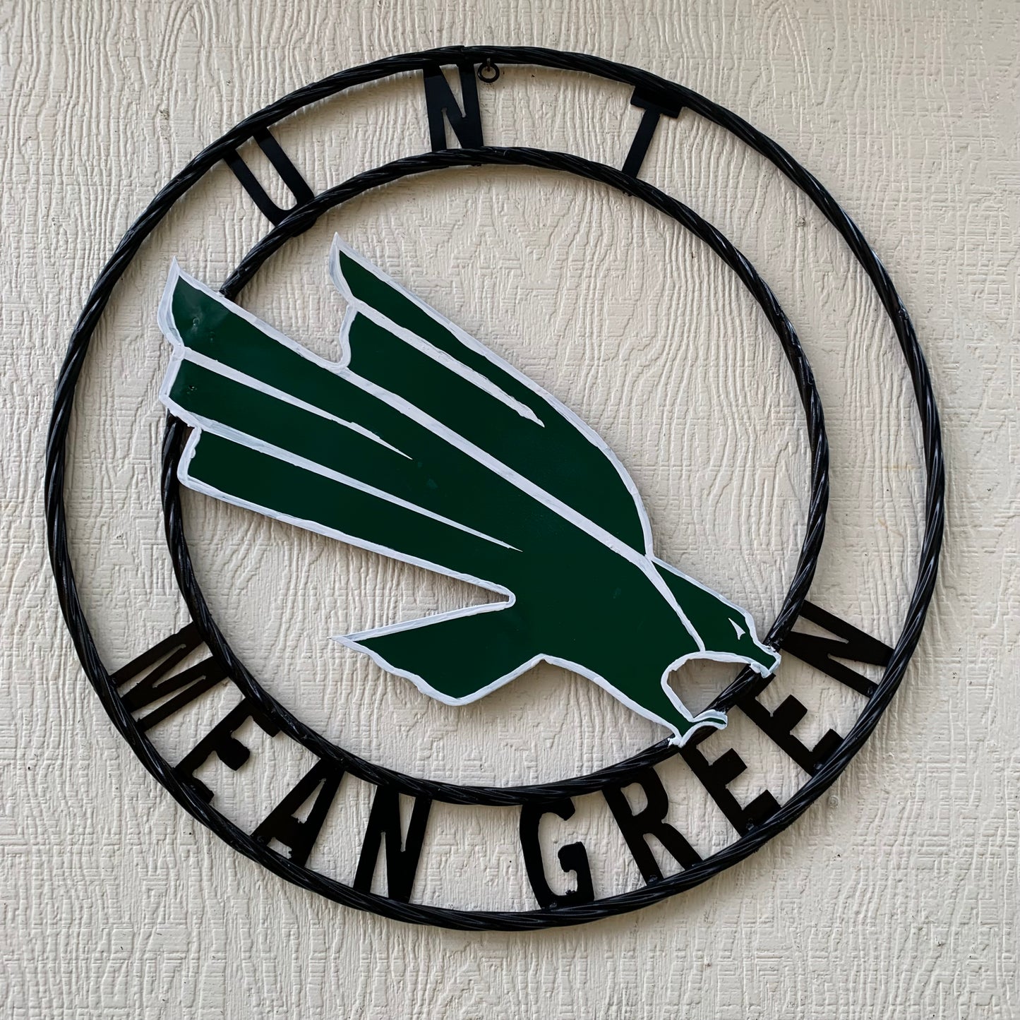 12",18",24",32",36" UNT MEAN GREEN CUSTOM METAL VINTAGE CRAFT SIGN TEAM HANDMADE