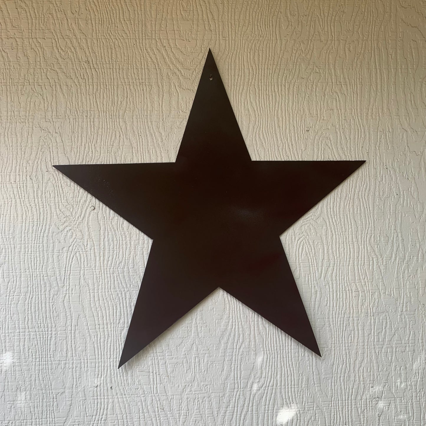 2D FLAT STAR BARN PLAIN LASERCUT METAL BROWN STAR ART WESTERN HOME DECOR HANDMADE #EH12822
