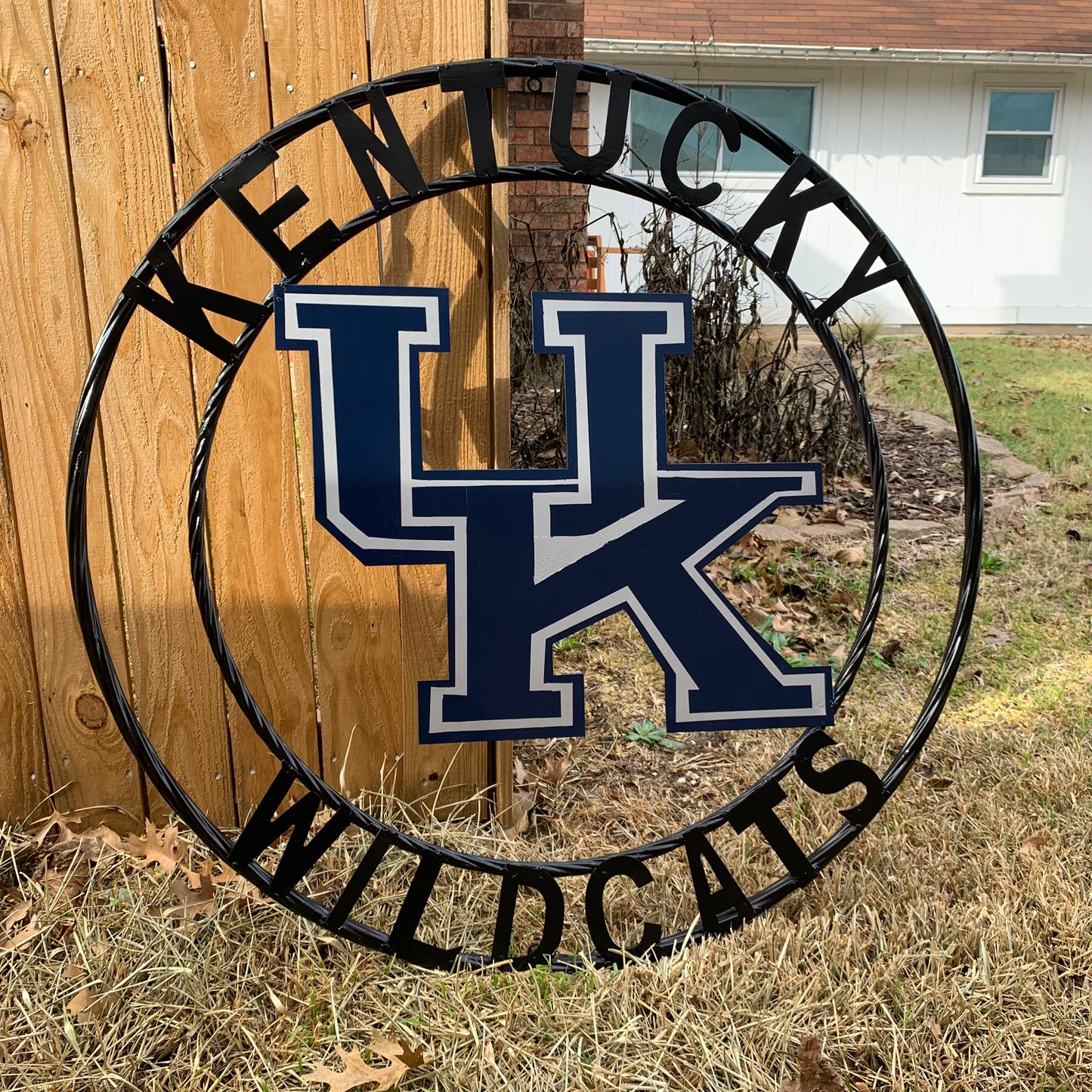 KENTUCKY WILDCATS CUSTOM METAL VINTAGE CRAFT SIGN WESTERN HOME DECOR HANDMADE