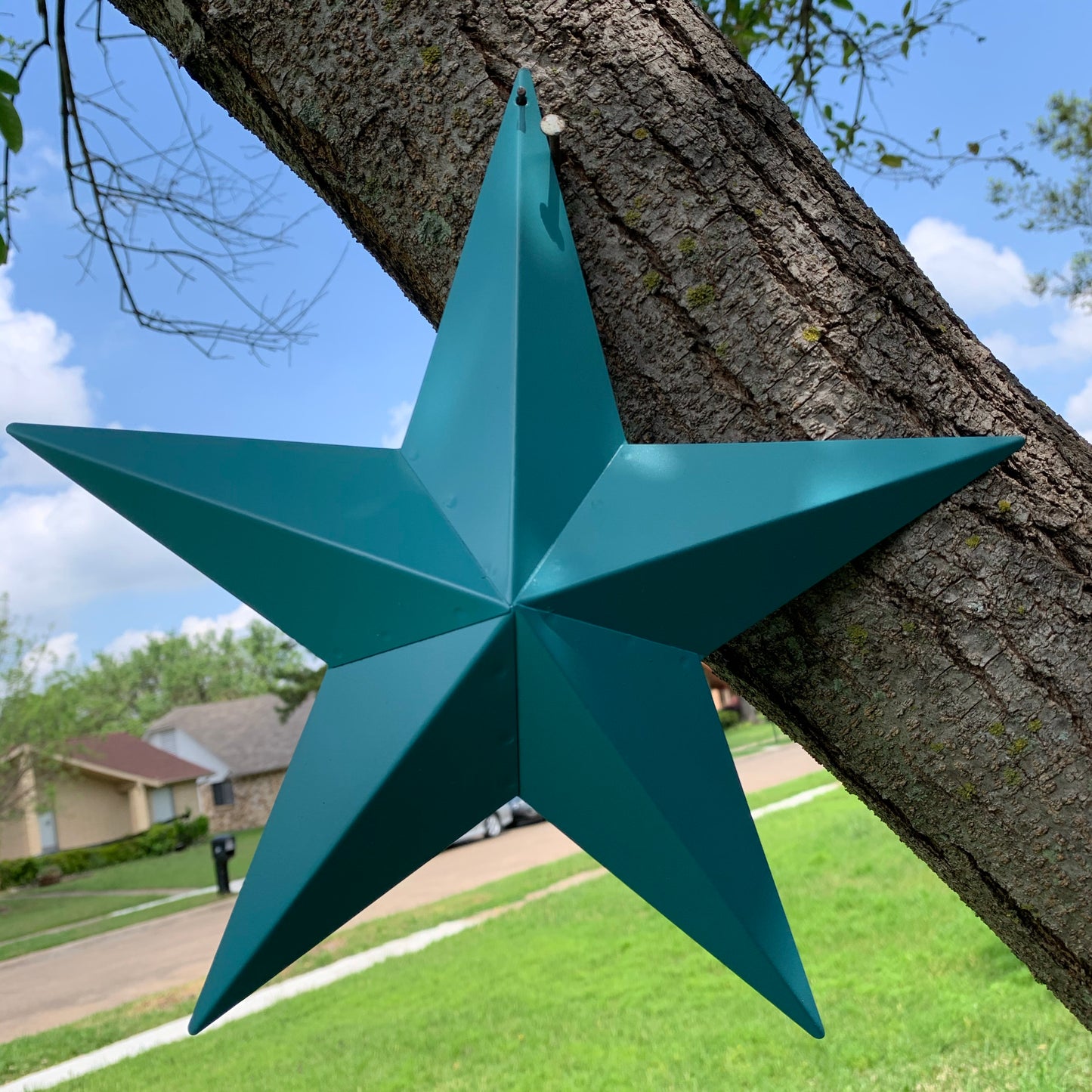 TEAL BARN METAL STAR WESTERN HOME DECOR VINTAGE RUSTIC BRONZE ART NEW, 3",4",5",6",9",12"