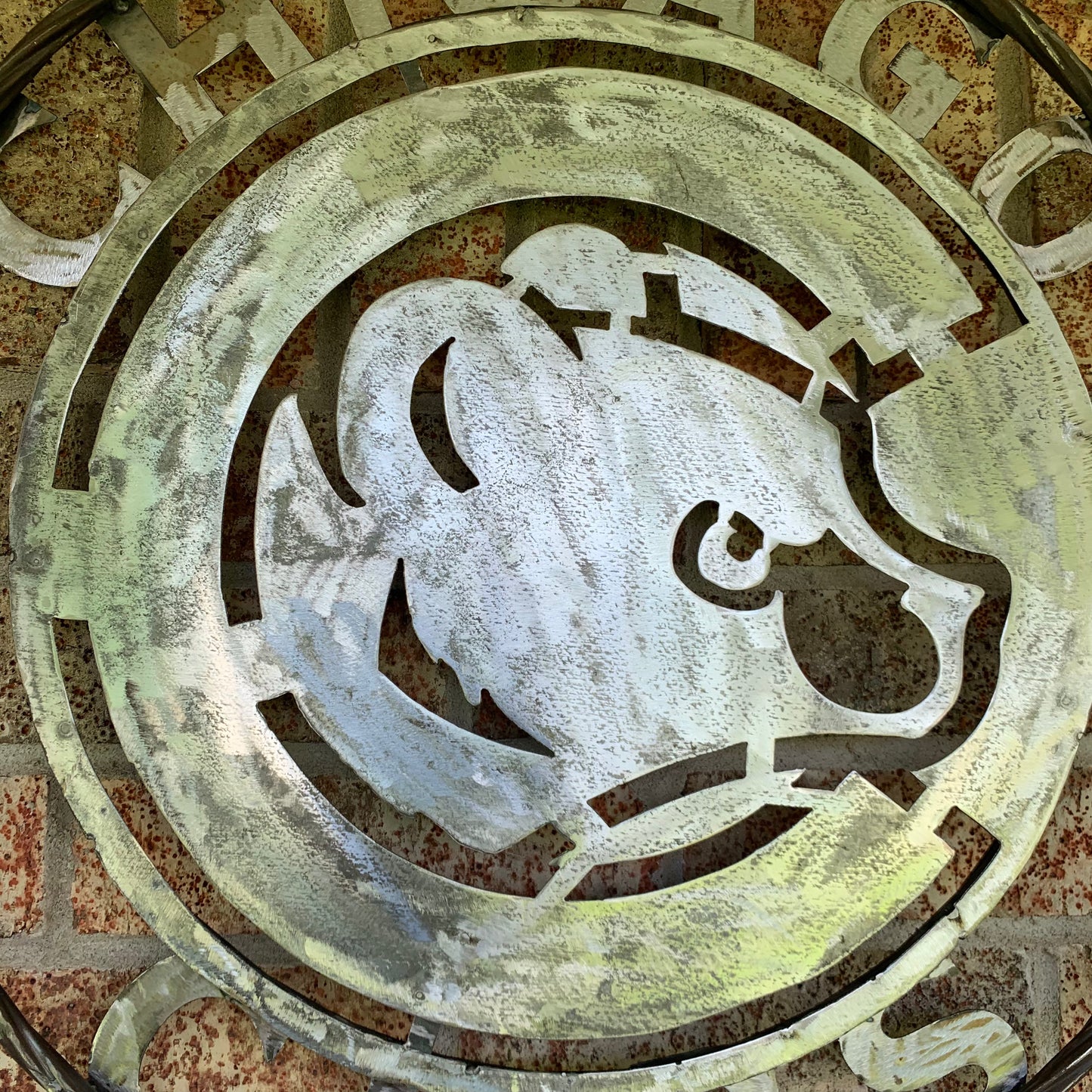 12", 18", 24", 32" CHICAGO CUBS CUSTOM RAW METAL VINTAGE CRAFT TEAM SPORTS SIGN HANDMADE
