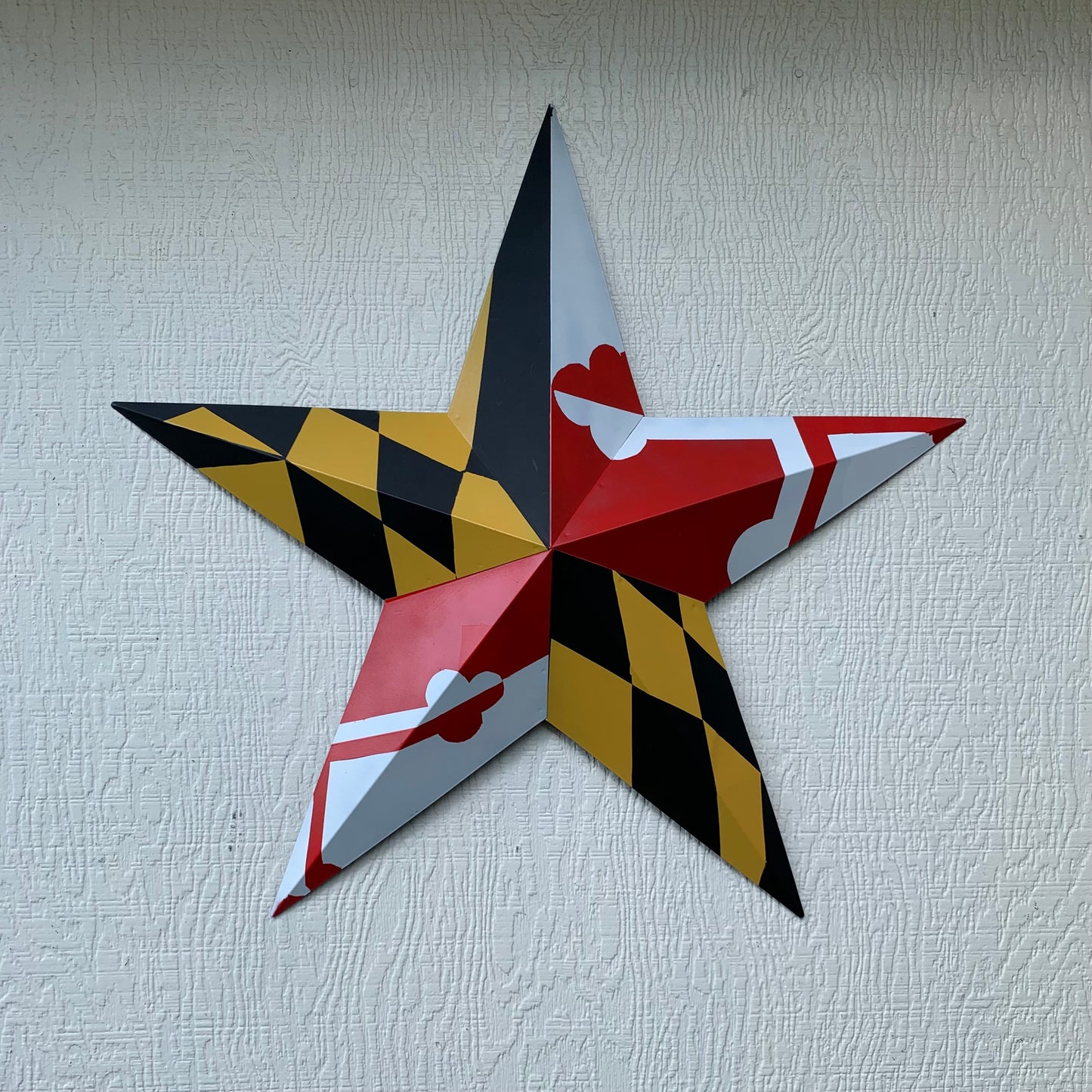 MARYLAND FLAG BARN METAL STAR WESTERN HOME DECOR HANDMADE 22",24",30",36" #EH10423