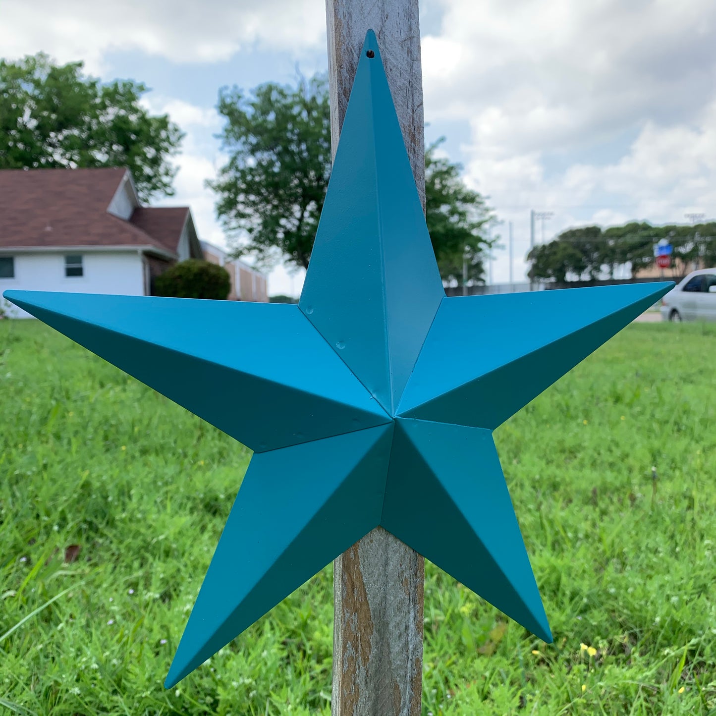 TEAL BARN METAL STAR WESTERN HOME DECOR VINTAGE RUSTIC BRONZE ART NEW, 3",4",5",6",9",12"