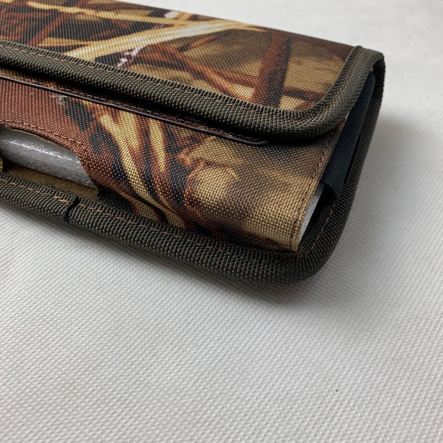 7" LUXMO WIRELESS XL MEGA EXTRA LARGE HORIZONTAL CAMO RUGGED POUCH VELCO CLOSURE  &  BELT LOOP CLIP HOLSTER CELL PHONE CASE UNIVERSAL OVERSIZE