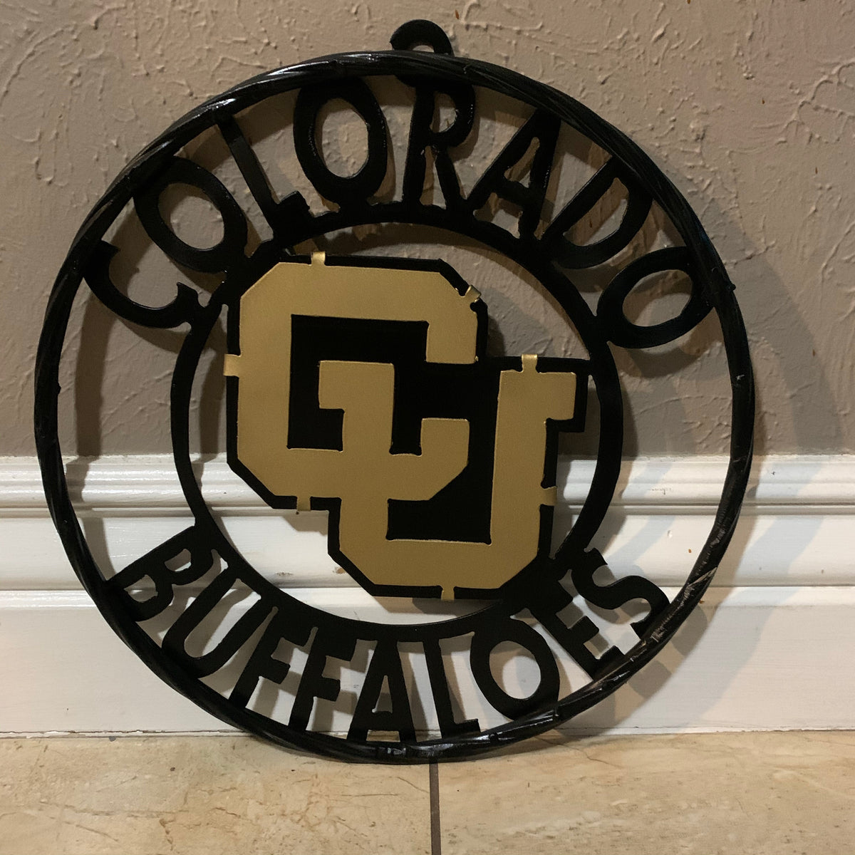 COLORADO BUFFALOES CUSTOM METAL VINTAGE CRAFT SIGN TEAM ART WESTERN HOME DECOR HANDMADE