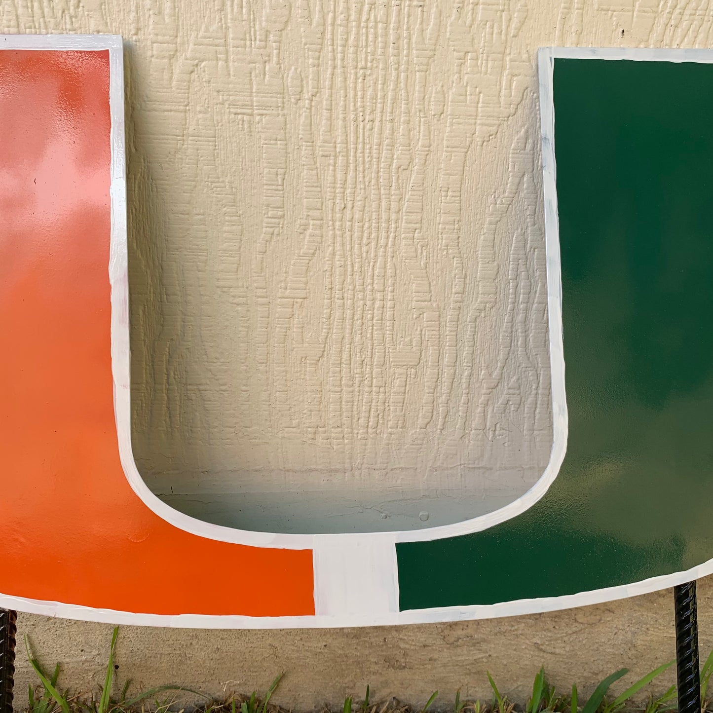 24"x15" MIAMI HURRICANES CUSTOM METAL VINTAGE CRAFT SIGN WESTERN HOME DECOR HANDMADE LASER CUT