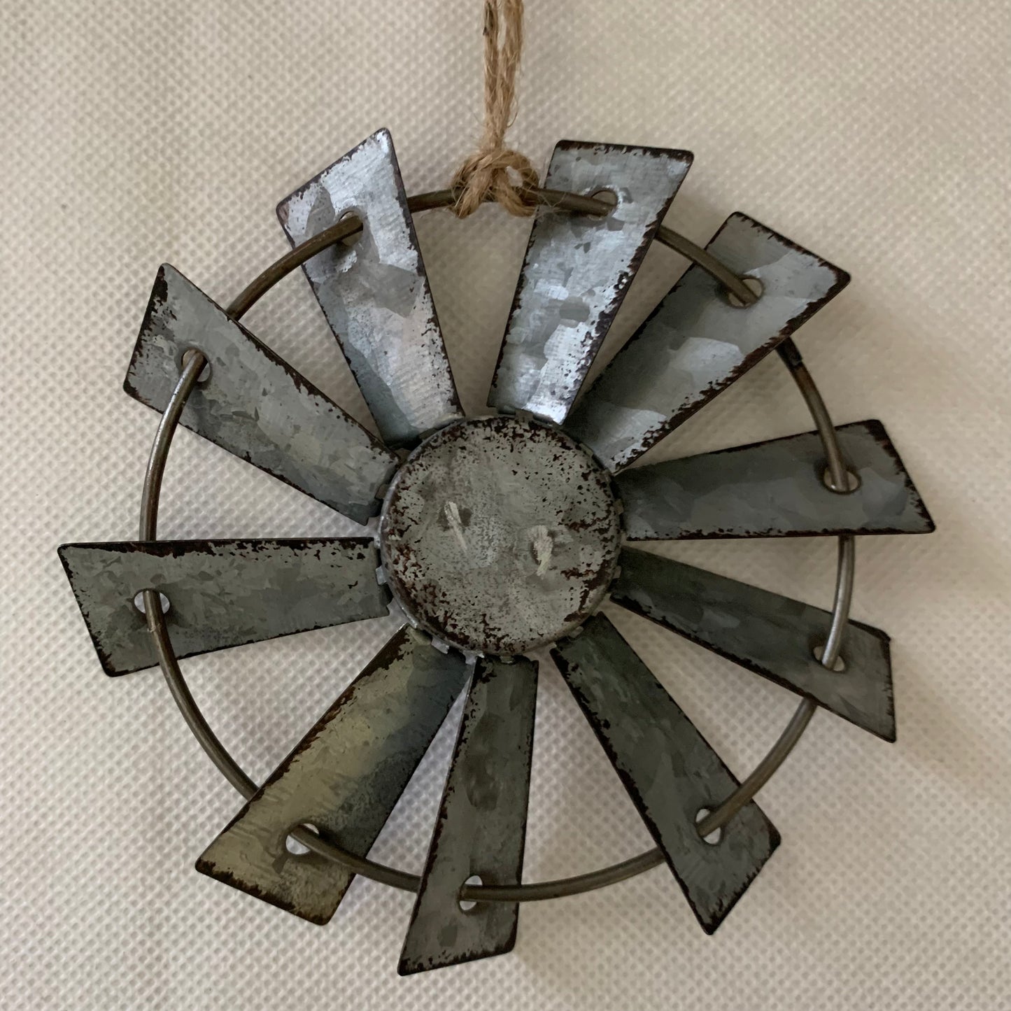4" WINDMILL ORNAMENT FARMHOUSE METAL ART WESTERN HOME DECOR #EH12169 --FREE SHIPPING
