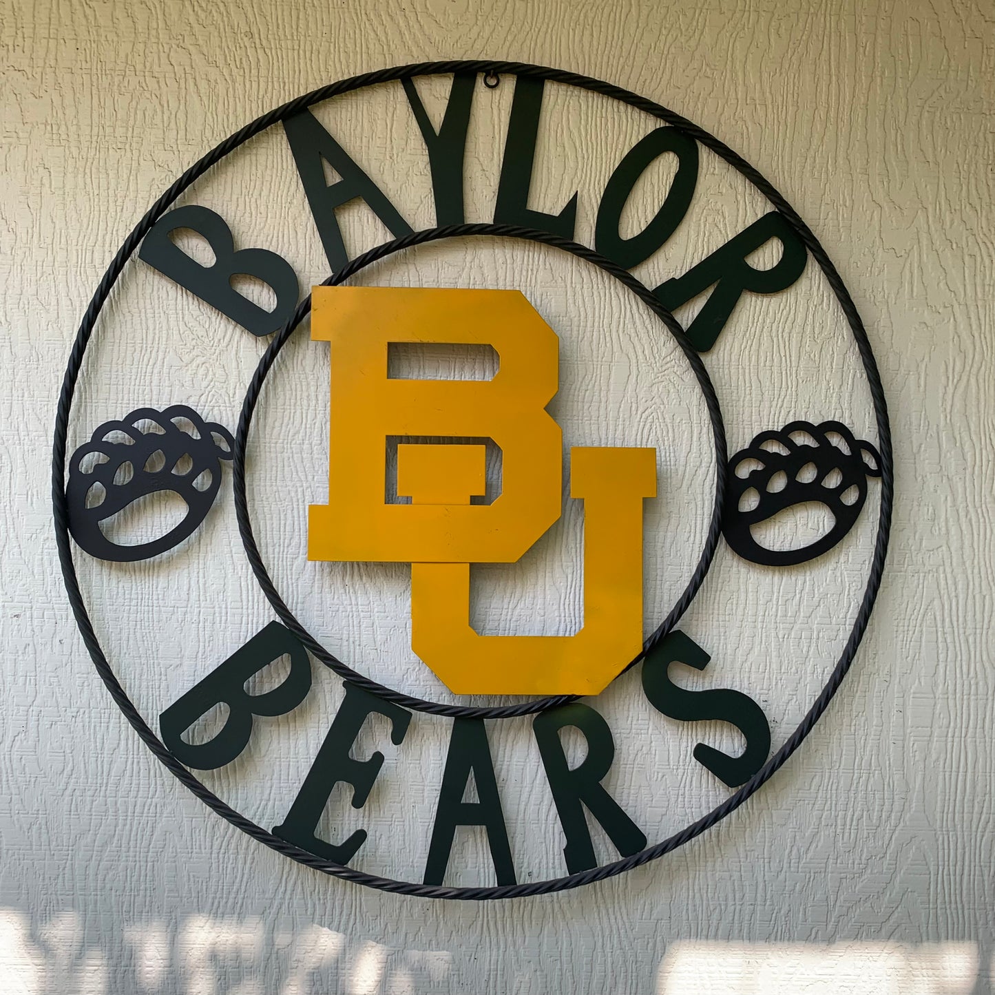 12", 18", 24", 32" BAYLOR BEARS CUSTOM METAL VINTAGE CRAFT WESTERN HOME DECOR HANDMADE