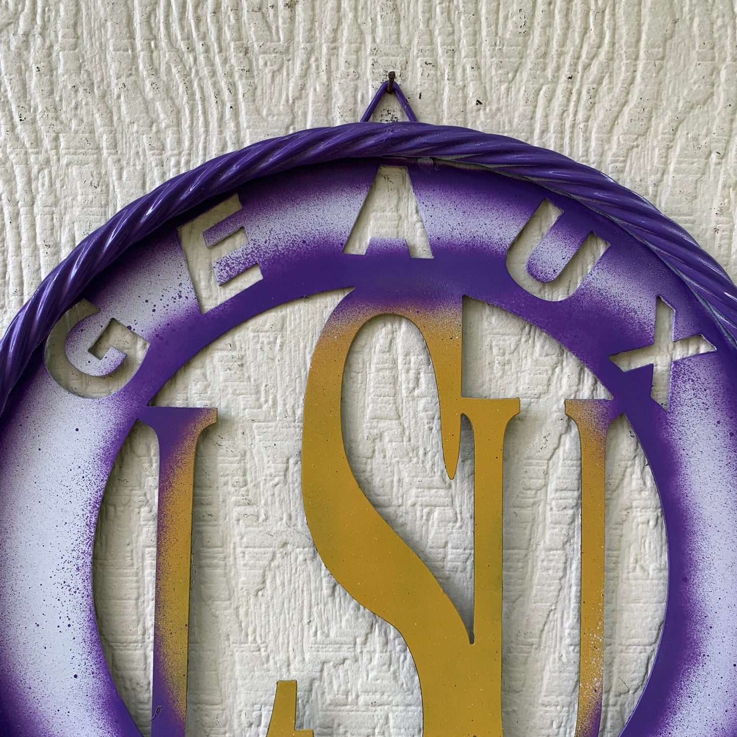 12",18",24",32" LSU GEAUX TIGERS CUSTOM METAL VINTAGE CRAFT SIGN TEAM WALL ART WESTERN HOME DECOR