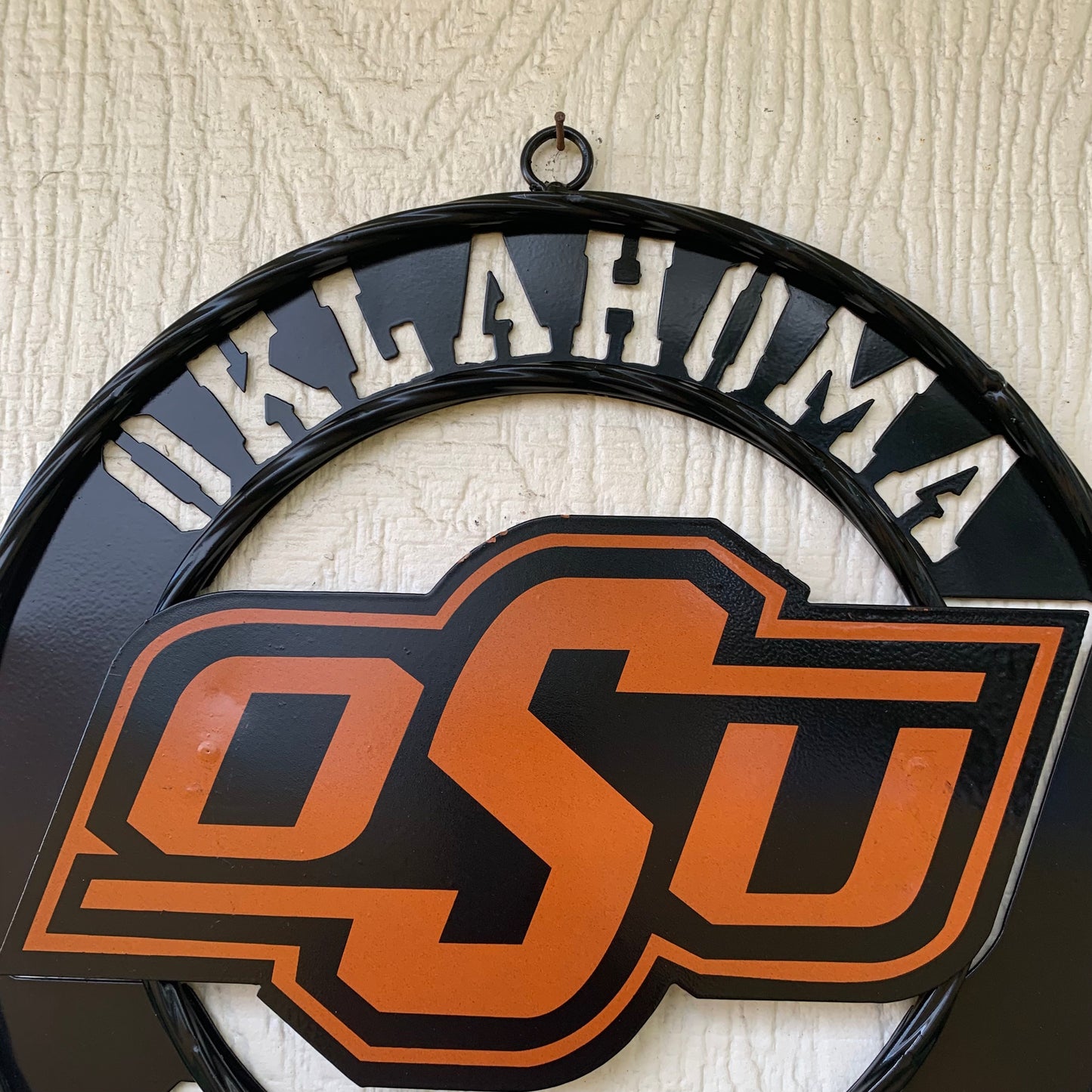 12" OSU OKLAHOMA STATE COWBOYS CUSTOM METAL VINTAGE CRAFT SIGN WESTERN HOME DECOR HANDMADE