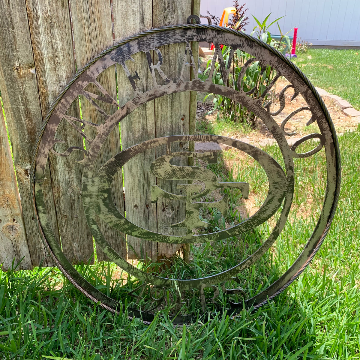 SAN FRANCISCO 49ERS METAL CUSTOM VINTAGE RAW METAL CRAFT TEAM SIGN HANDMADE 12",18",24",32",36",40",50"