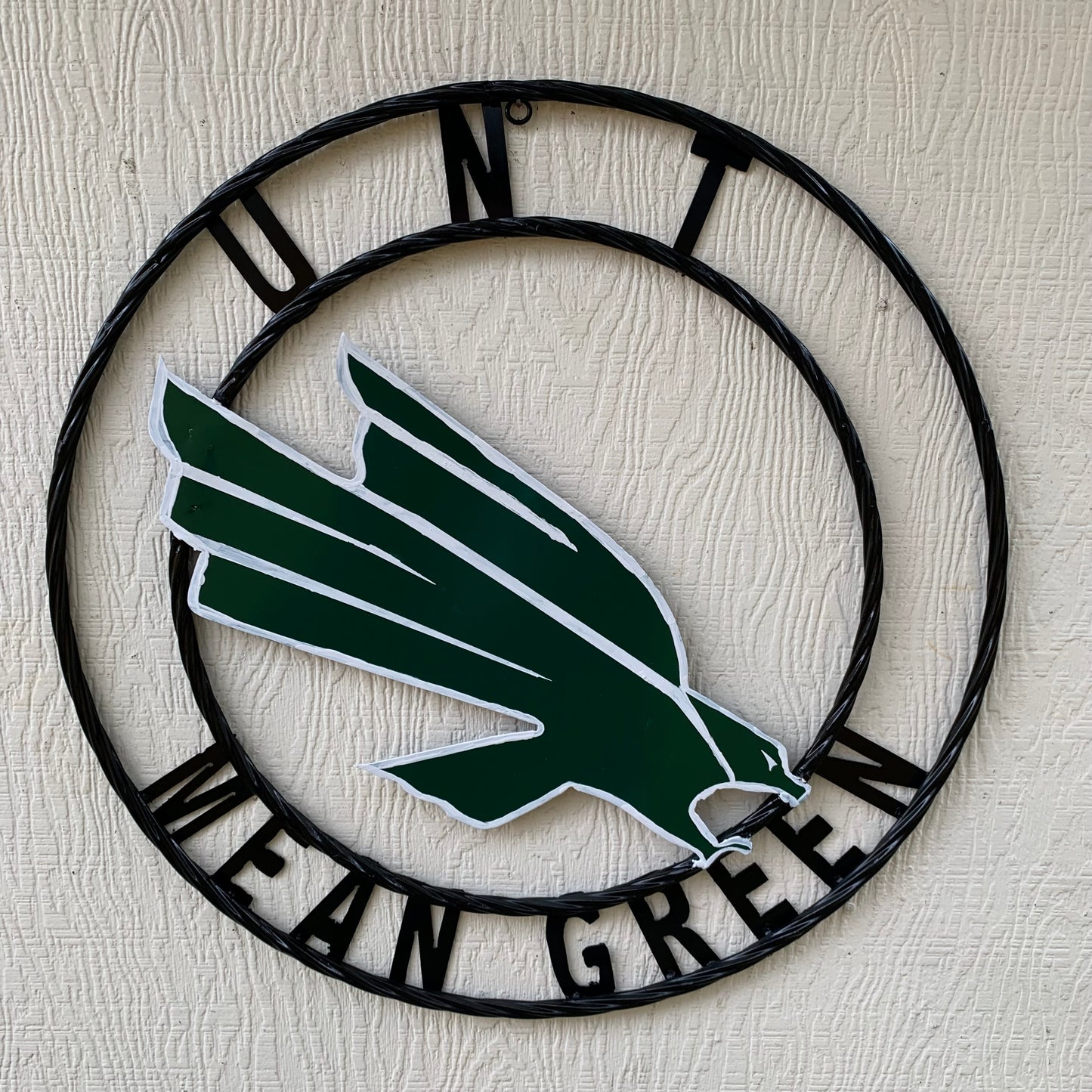 12",18",24",32",36" UNT MEAN GREEN CUSTOM METAL VINTAGE CRAFT SIGN TEAM HANDMADE