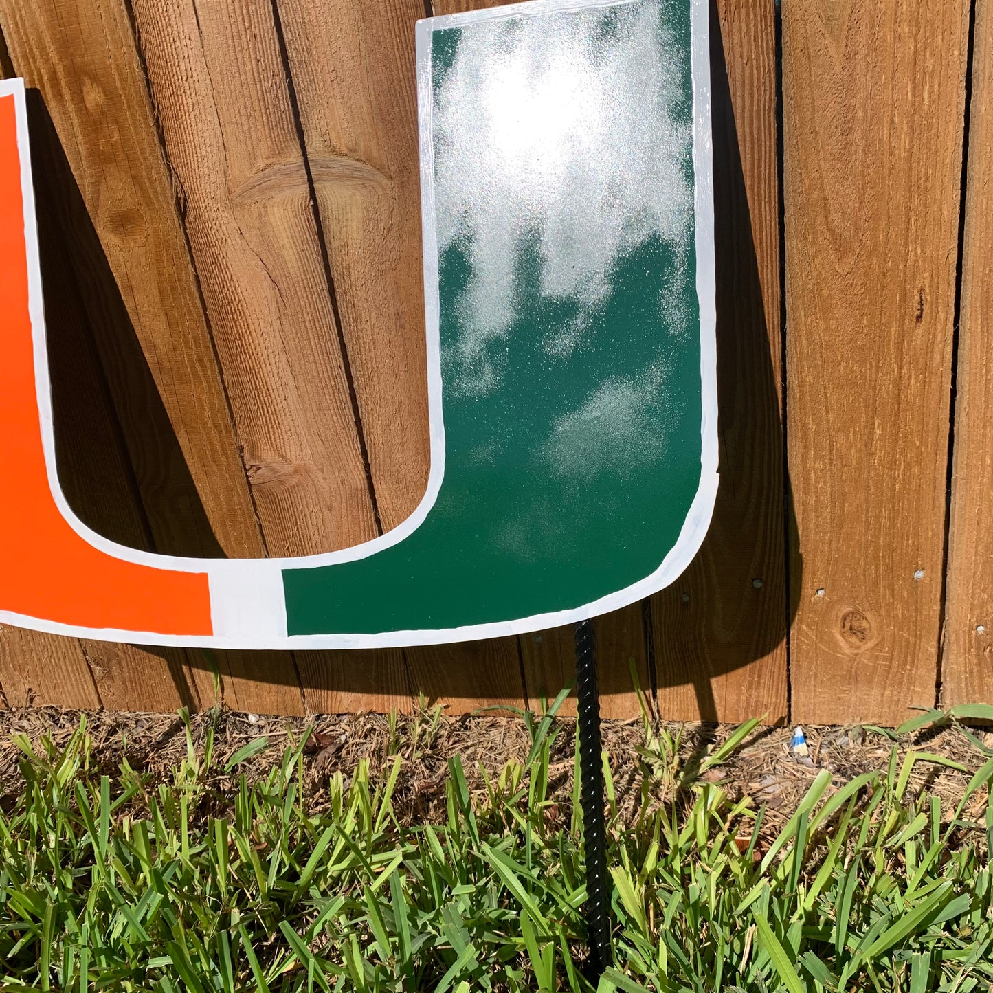 24"x15" MIAMI HURRICANES CUSTOM METAL VINTAGE CRAFT SIGN WESTERN HOME DECOR HANDMADE LASER CUT