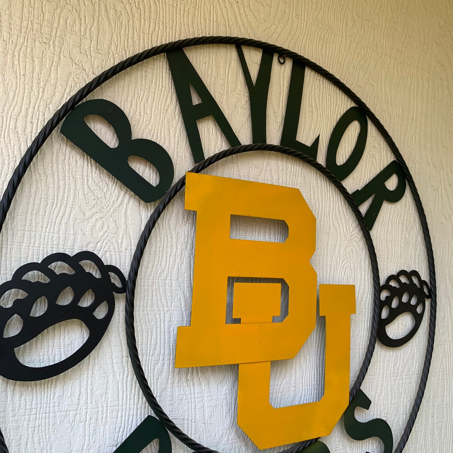 12", 18", 24", 32" BAYLOR BEARS CUSTOM METAL VINTAGE CRAFT WESTERN HOME DECOR HANDMADE