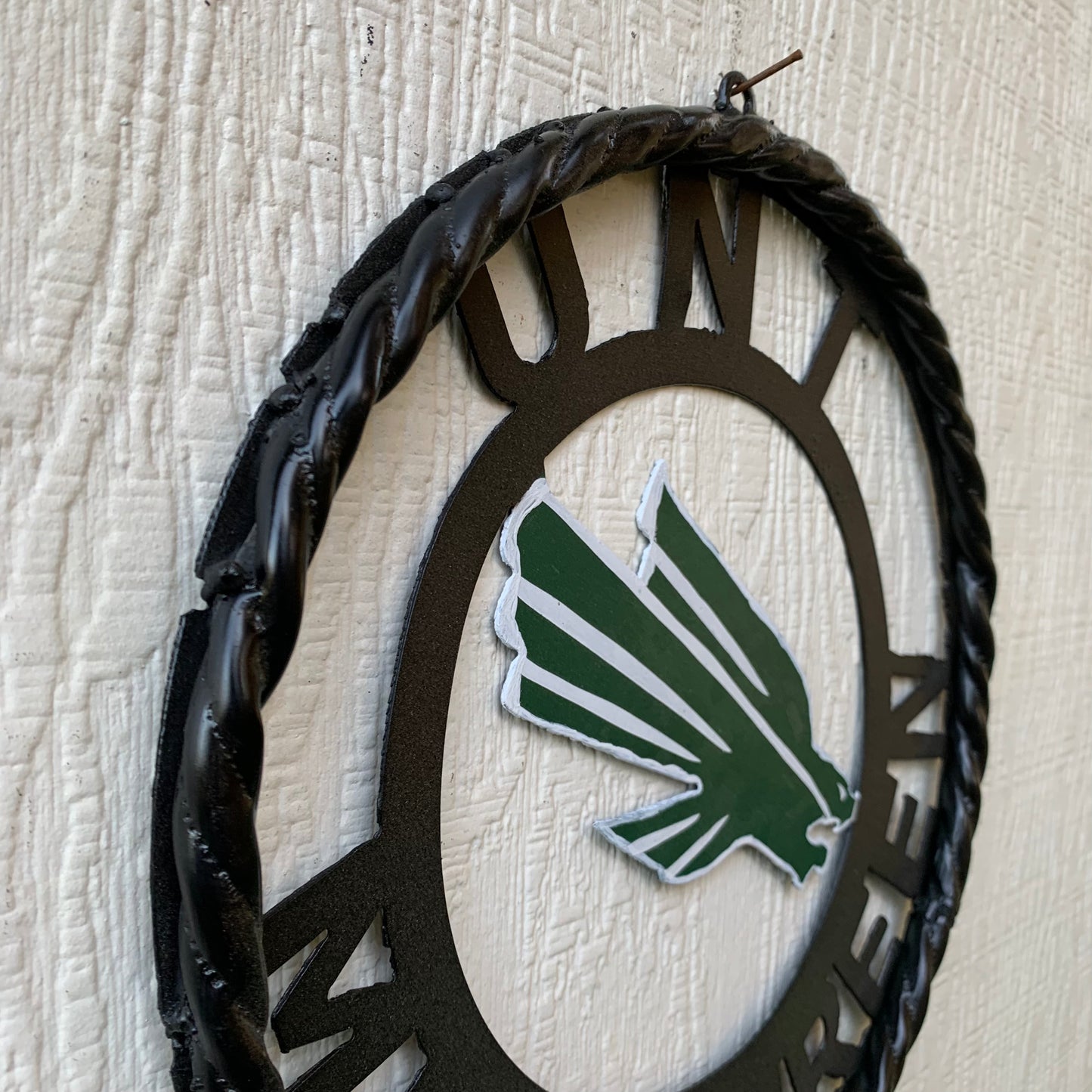 12",18",24" UNT MEAN GREEN CUSTOM METAL VINTAGE CRAFT TEAM SIGN WESTERN HOME DECOR HANDMADE