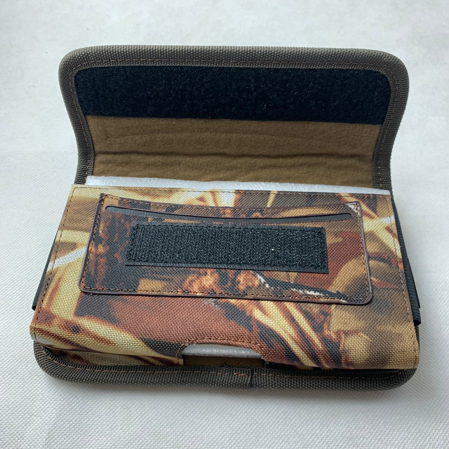 7" LUXMO WIRELESS XL MEGA EXTRA LARGE HORIZONTAL CAMO RUGGED POUCH VELCO CLOSURE  &  BELT LOOP CLIP HOLSTER CELL PHONE CASE UNIVERSAL OVERSIZE