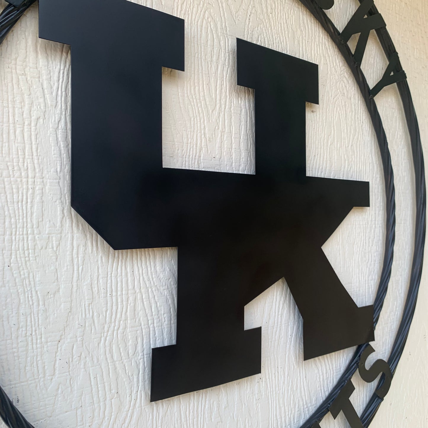12", 18", 24", 32" KENTUCKY WILDCATS CUSTOM BLACK METAL VINTAGE CRAFT SIGN HANDMADE
