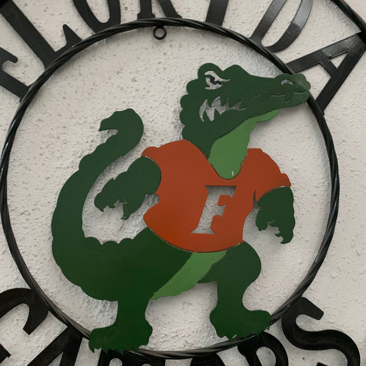12", 18", 24", 32" FLORIDA GATORS CUSTOM METAL VINTAGE CRAFT TEAM SIGN WETSERN HOME DECOR HANDMADE