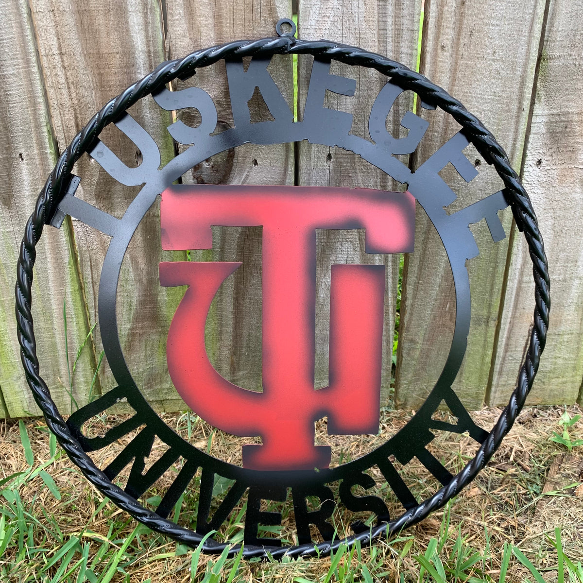 TUSKEGEE UNIV. METAL CUSTOM VINTAGE CRAFT TEAM SPORTS SIGN HANDMADE