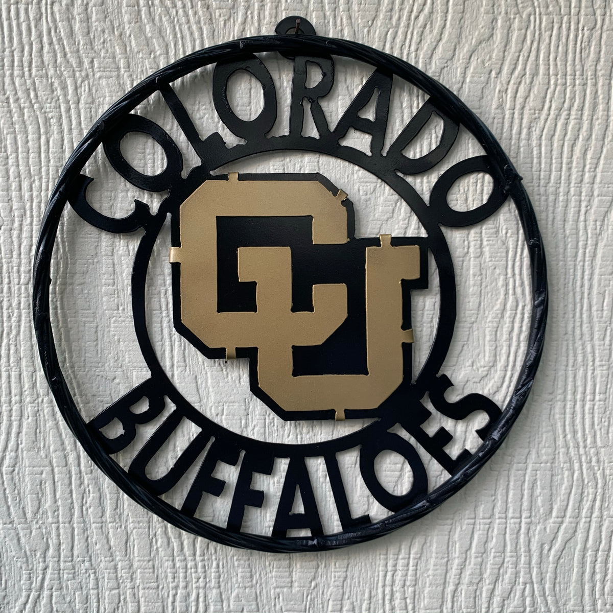 COLORADO BUFFALOES CUSTOM METAL VINTAGE CRAFT SIGN TEAM ART WESTERN HOME DECOR HANDMADE