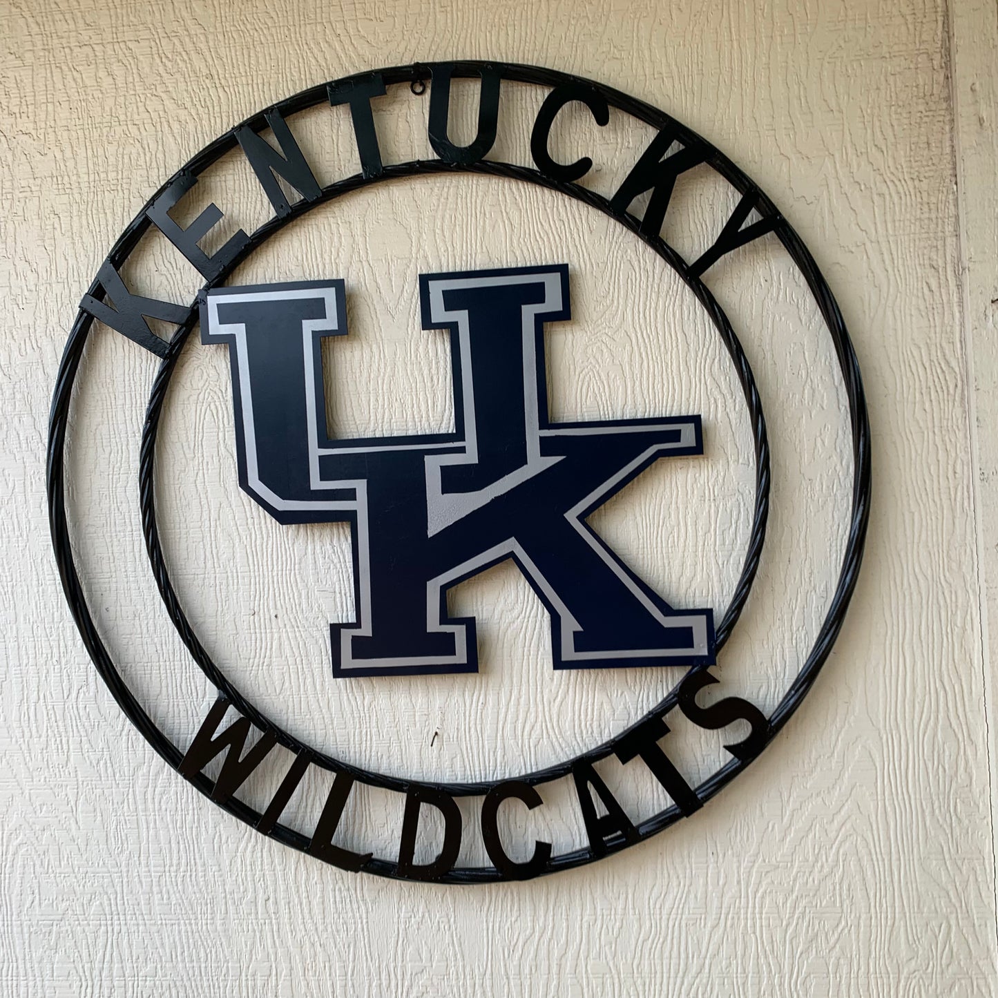 KENTUCKY WILDCATS CUSTOM METAL VINTAGE CRAFT SIGN WESTERN HOME DECOR HANDMADE