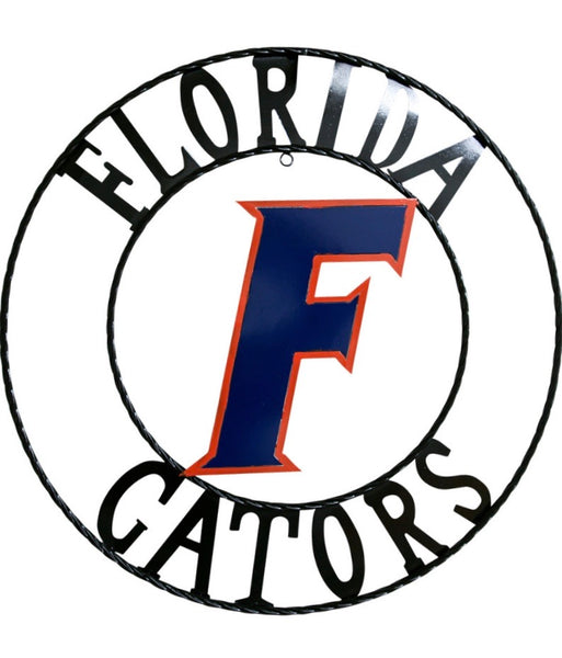 12", 18", 24", 32" FLORIDA GATORS METAL CUSTOM VINTAGE CRAFT TEAM WALL ART SIGN