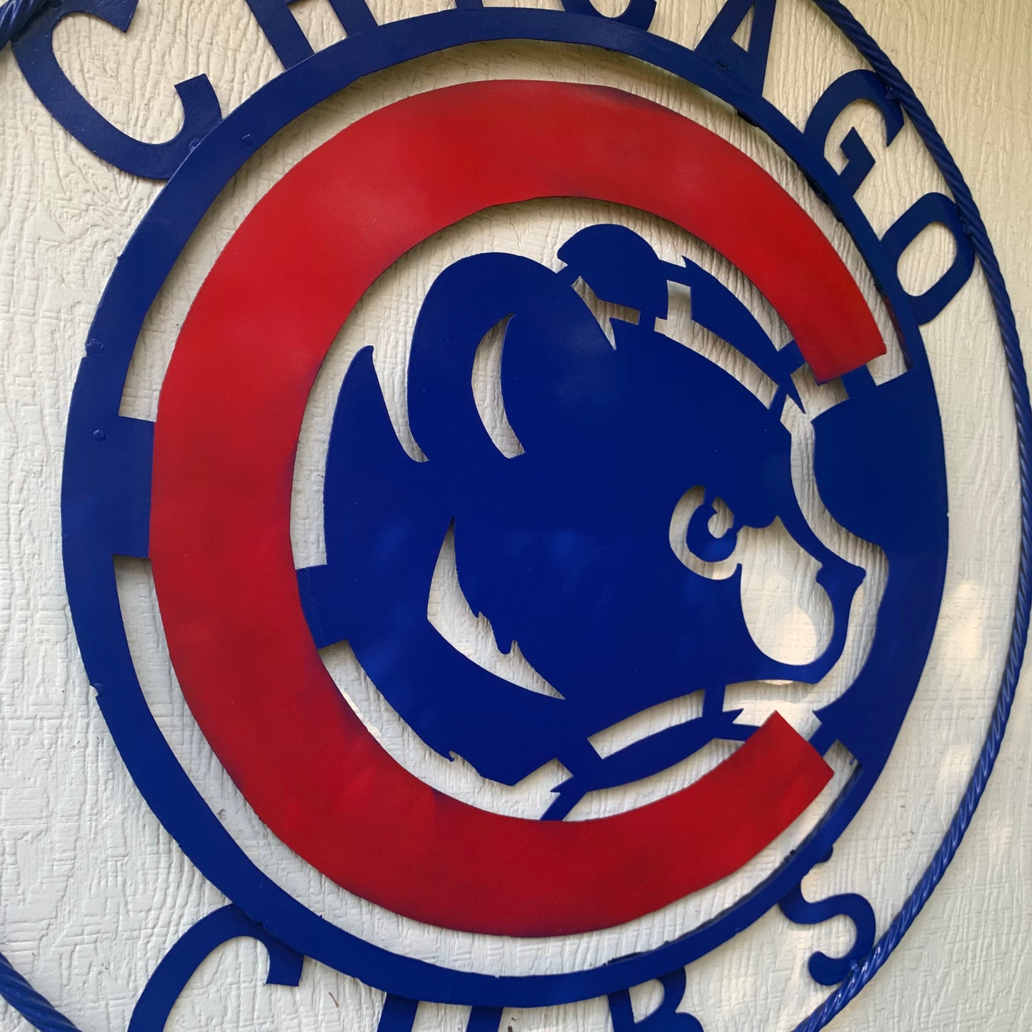 12", 18", 24", 32" CHICAGO CUBS CUSTOM METAL VINTAGE CRAFT TEAM SPORTS SIGN HANDMADE