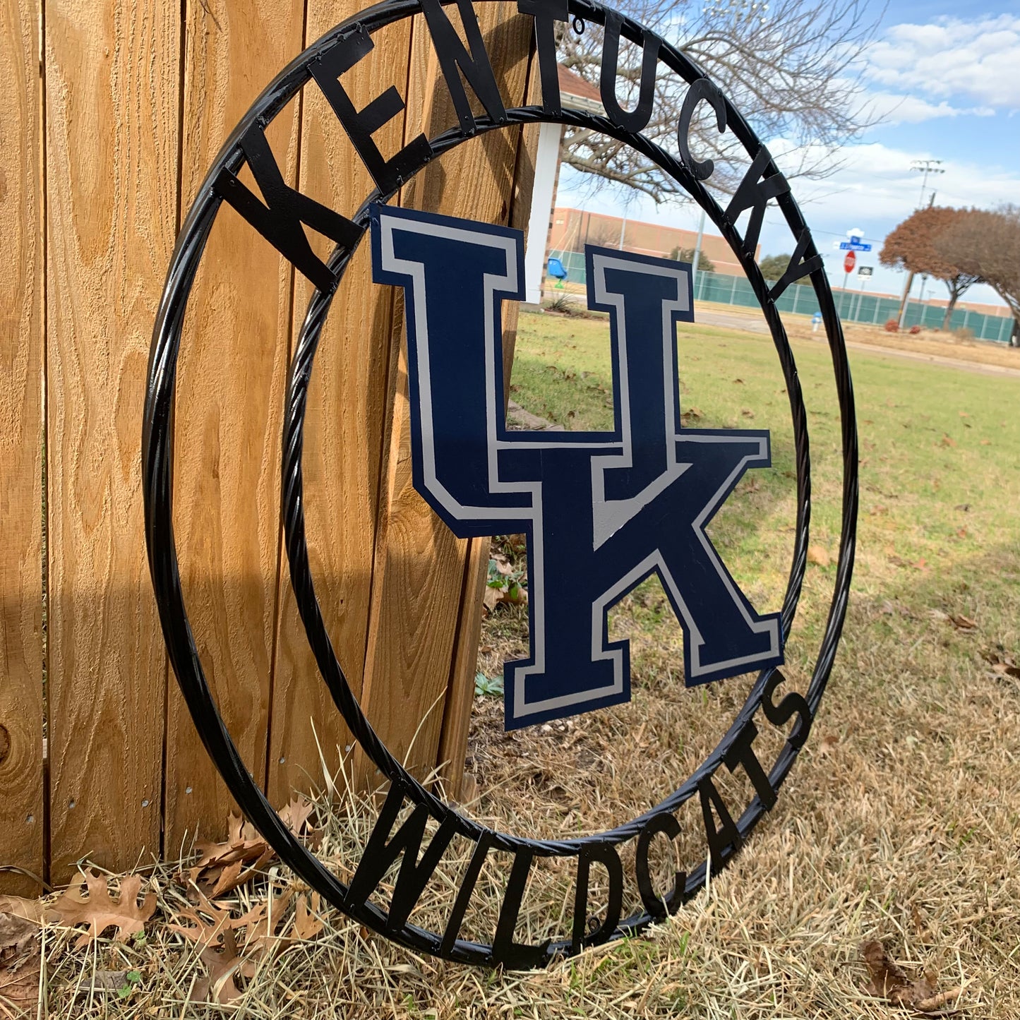 KENTUCKY WILDCATS CUSTOM METAL VINTAGE CRAFT SIGN WESTERN HOME DECOR HANDMADE