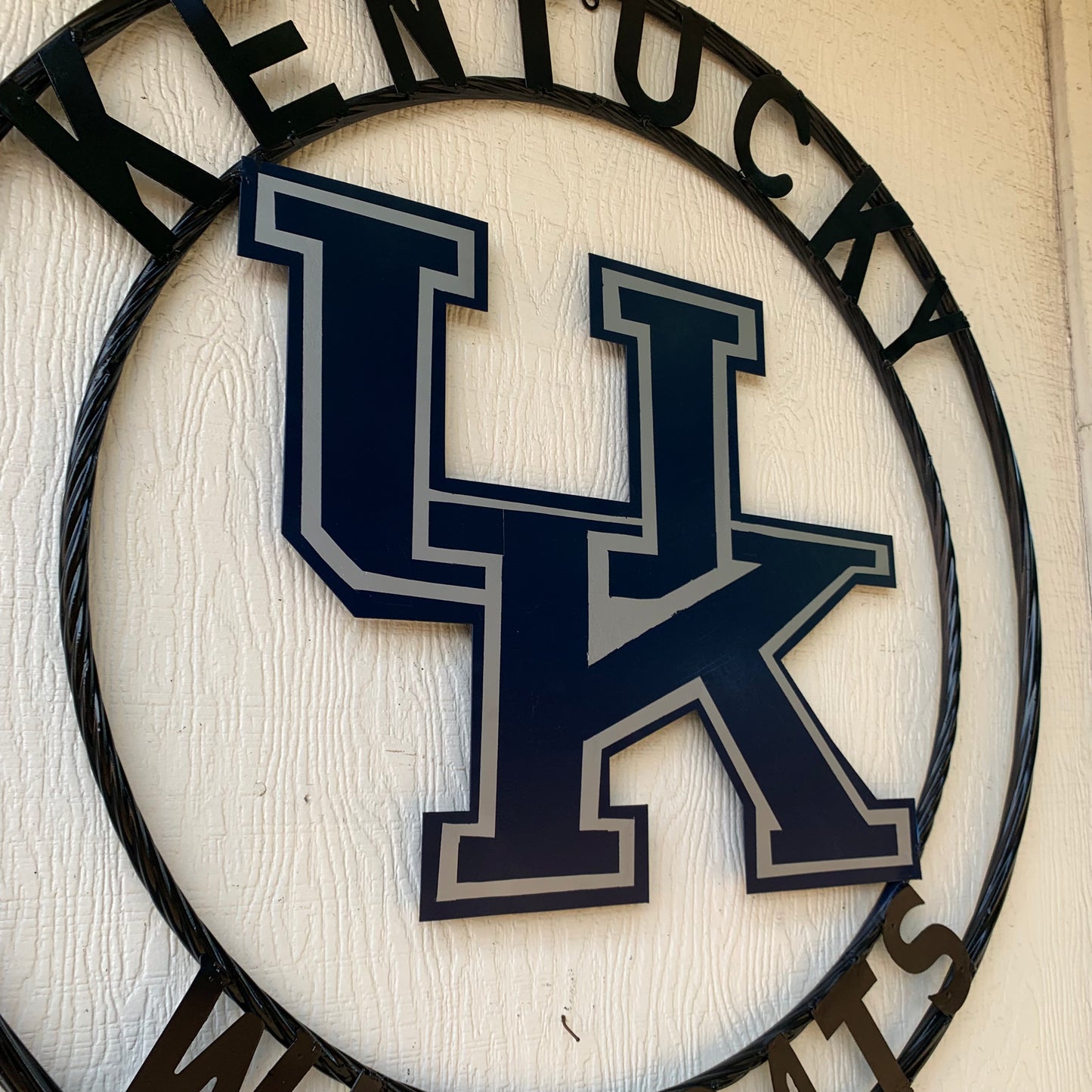 KENTUCKY WILDCATS CUSTOM METAL VINTAGE CRAFT SIGN WESTERN HOME DECOR HANDMADE