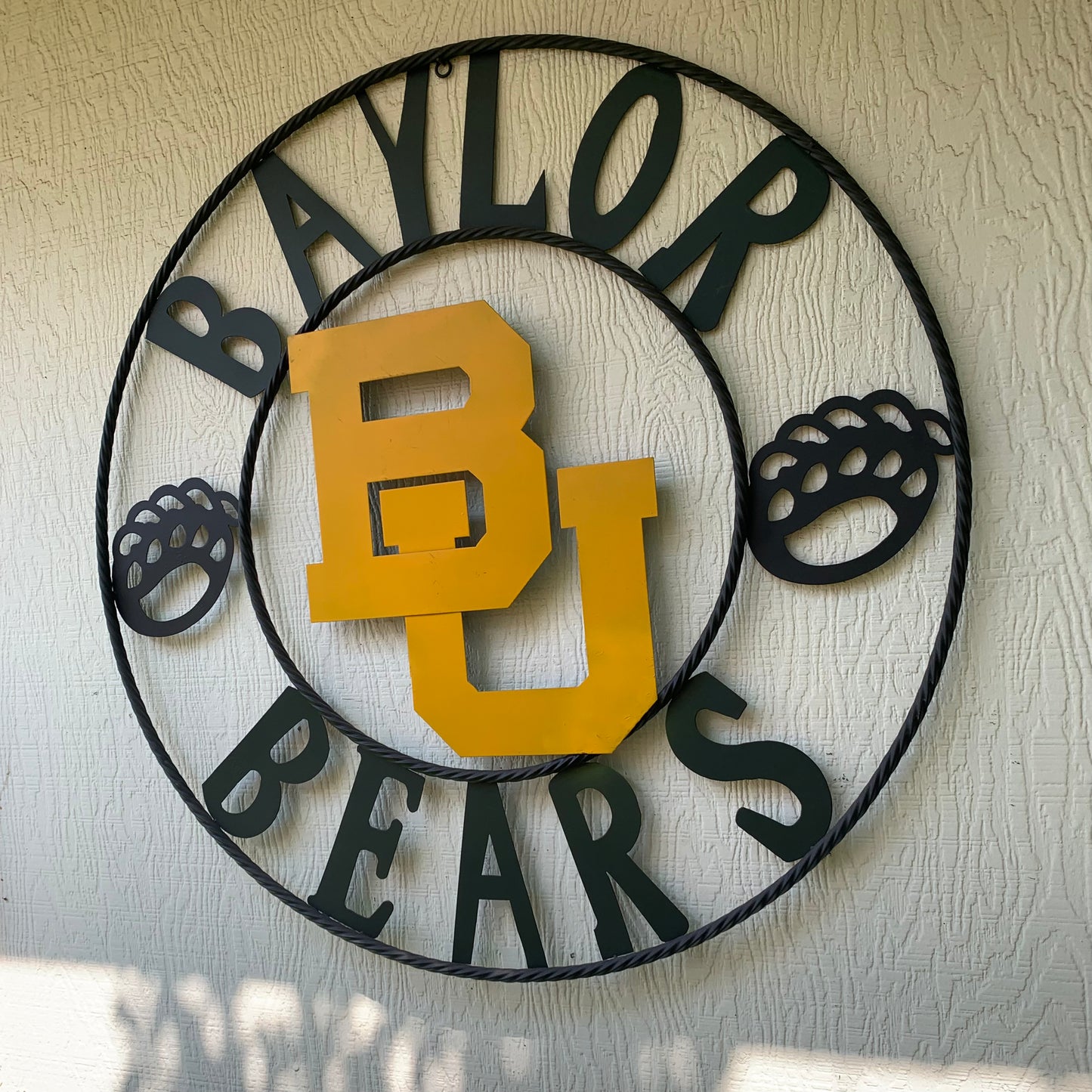 12", 18", 24", 32" BAYLOR BEARS CUSTOM METAL VINTAGE CRAFT WESTERN HOME DECOR HANDMADE