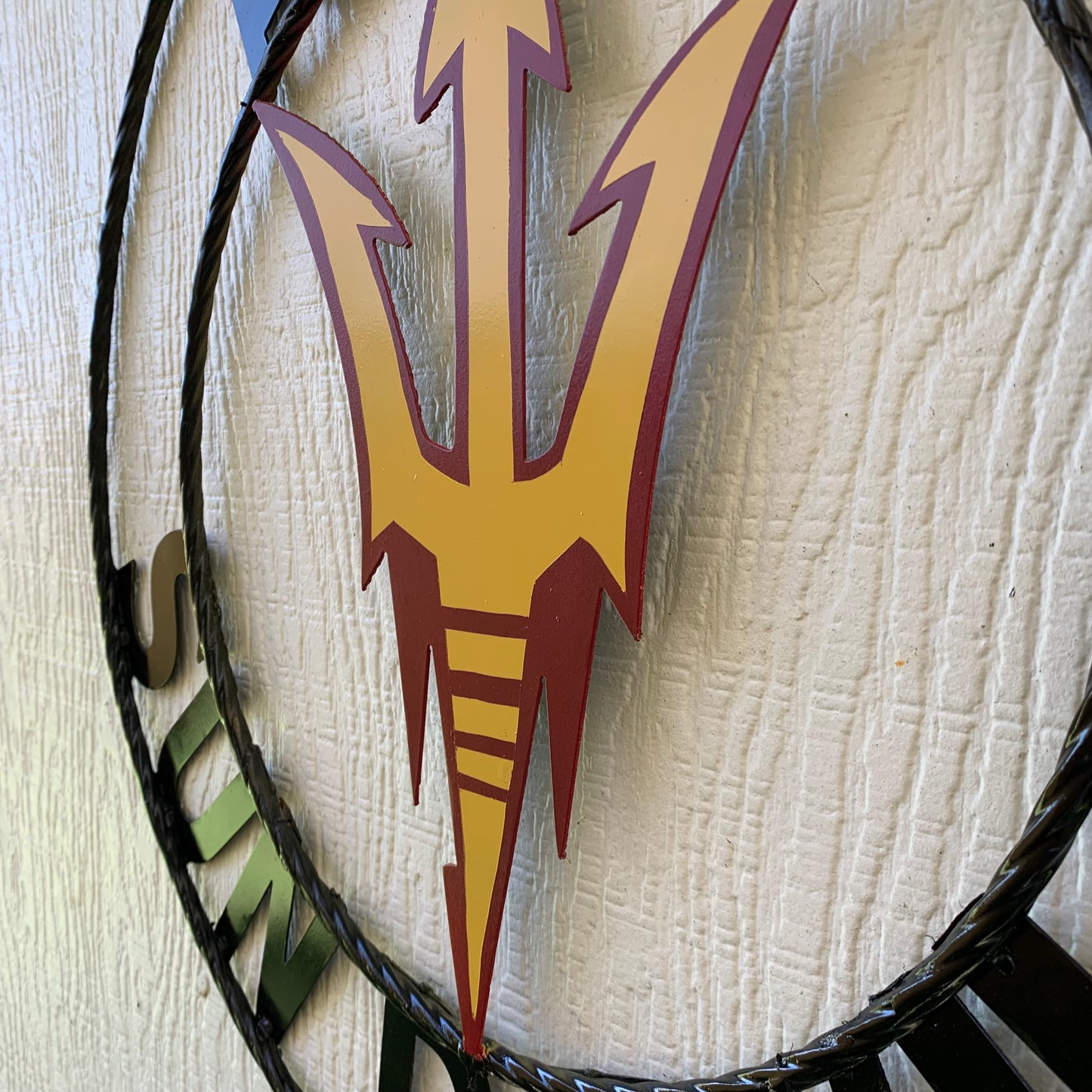 12", 18", 24", 32" ASU SUNDEVILS ARIZONA STATE CUSTOM METAL VINTAGE CRAFT SIGN TEAM WESTERN HOME DECOR HANDMADE